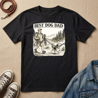 Best Dog Dad Walk T-shirt