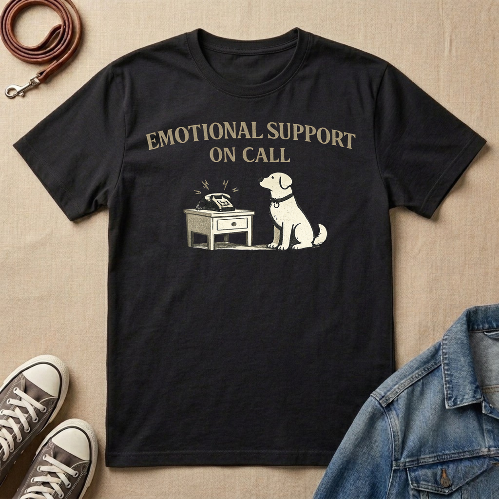 Emotional Support On Call T-shirt