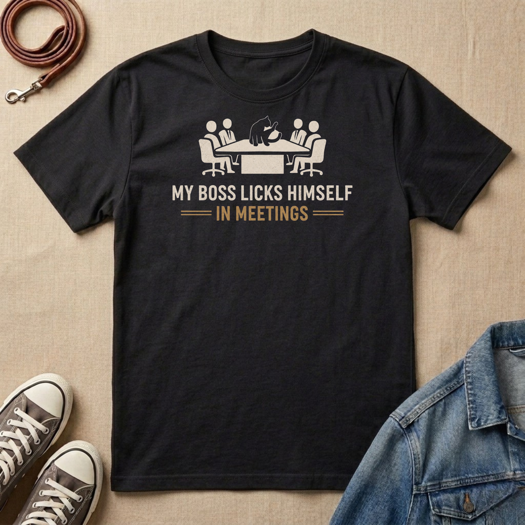 My Boss Licks Himself in Meetings T-shirt