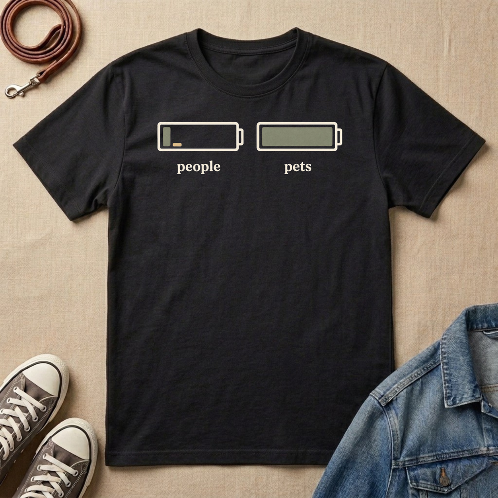 Pets Battery T-shirt