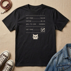 Cat Receipt T-shirt