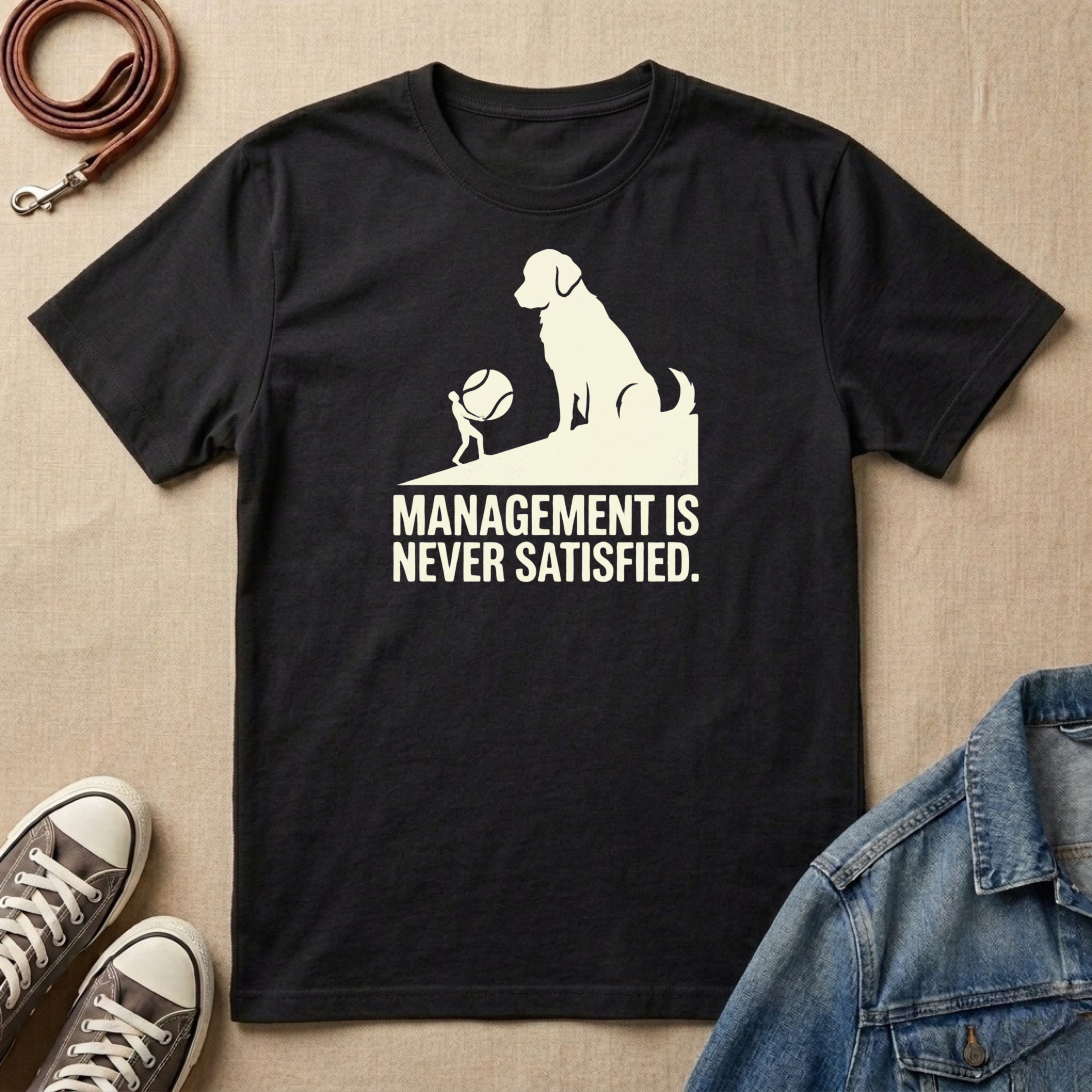 Management is Never Satisfied T-shirt