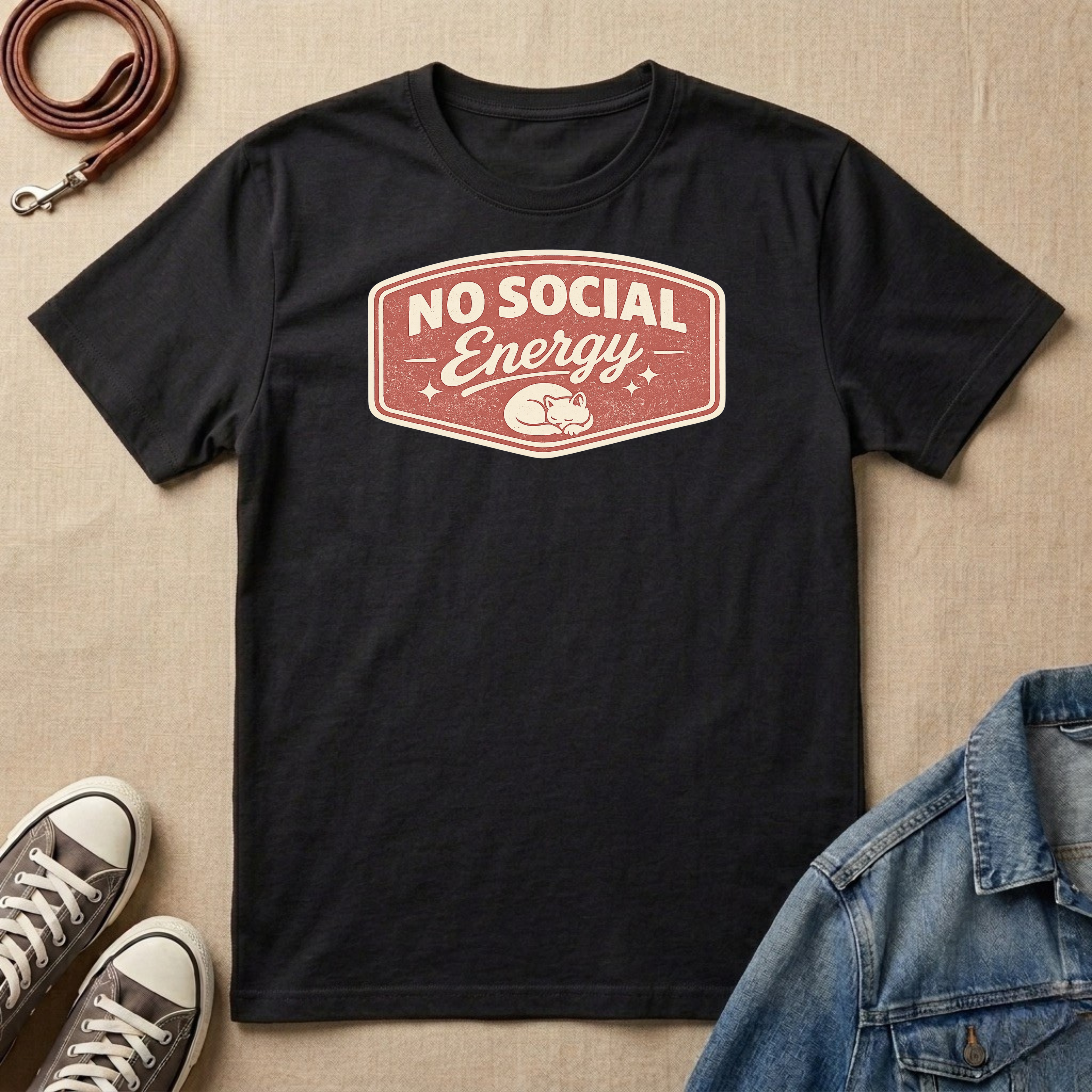 No Social Energy T-shirt