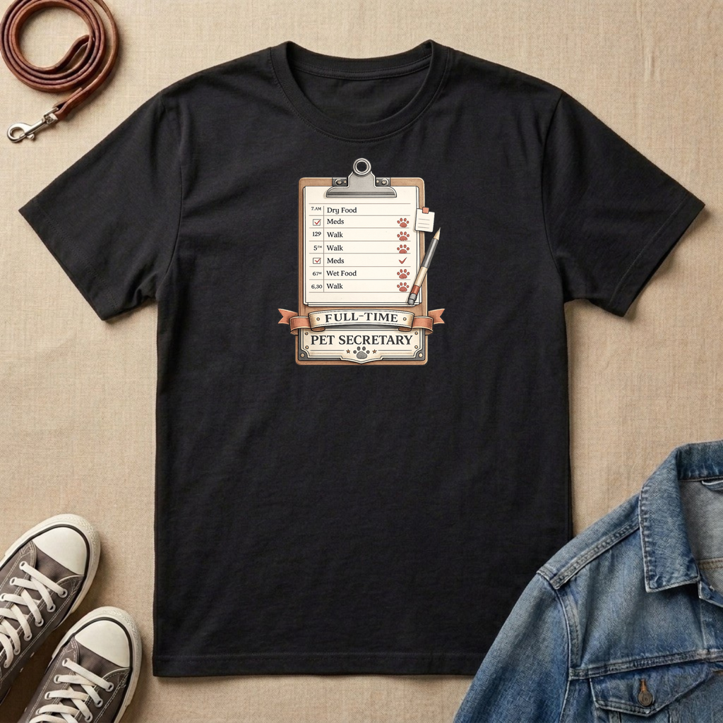Full Time Pet Secretary T-shirt