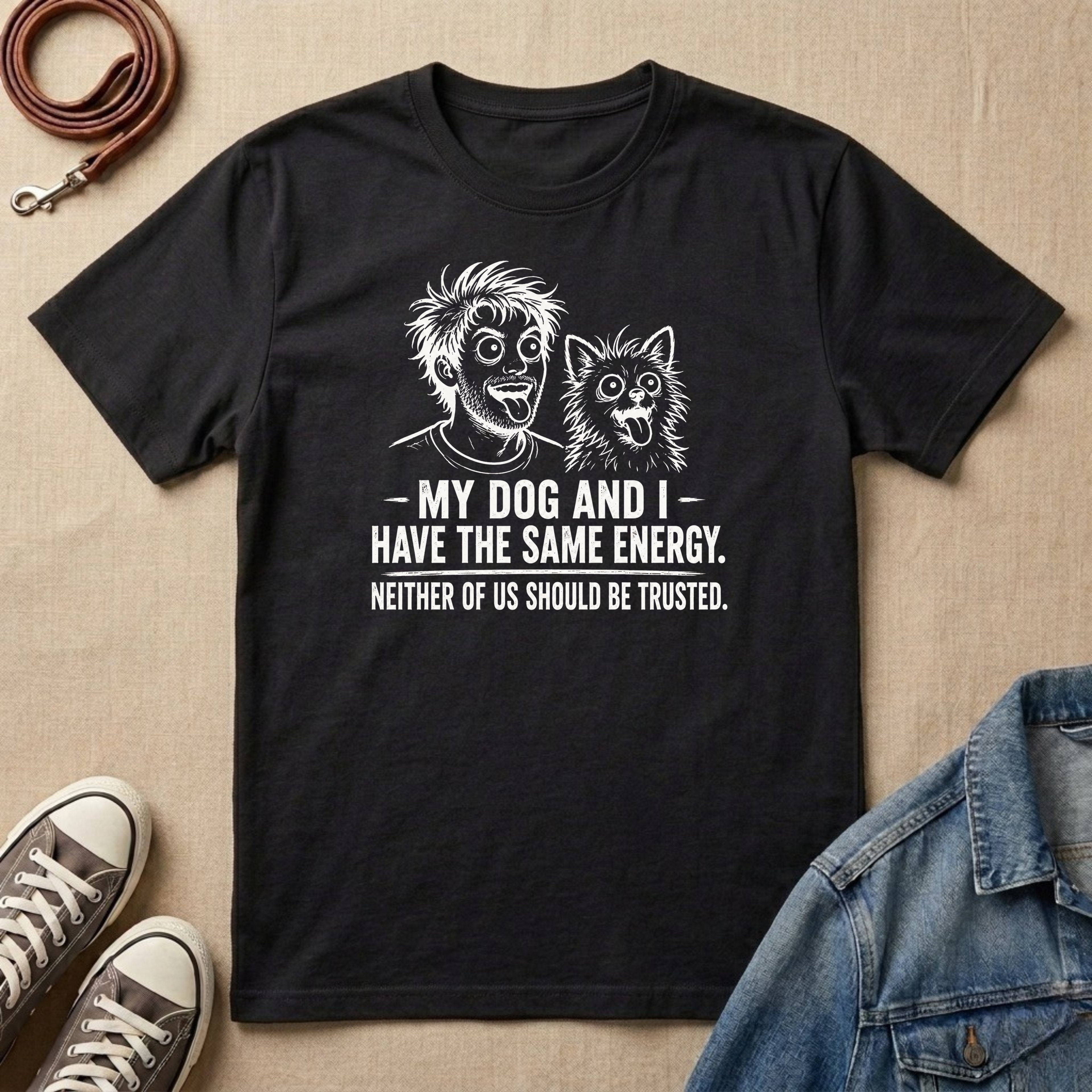 My Dog and I Have the Same Energy T-shirt