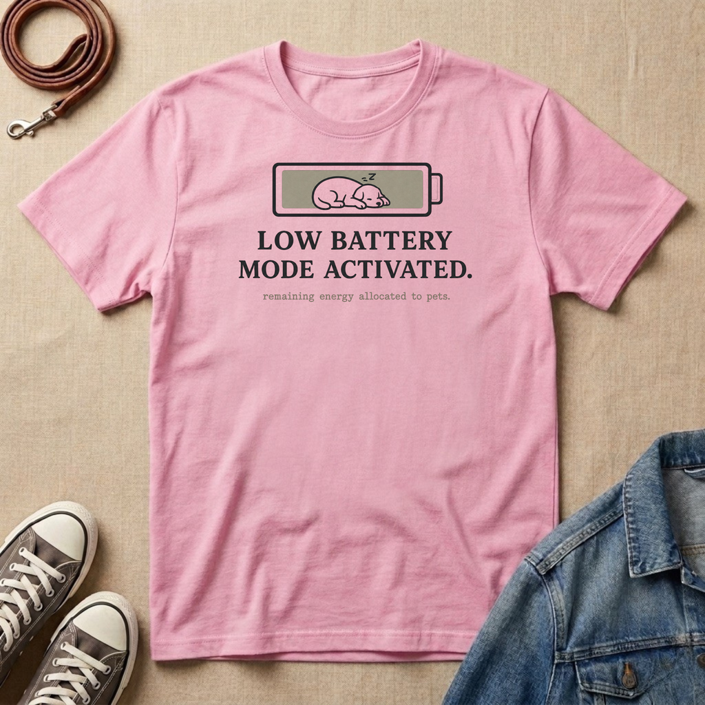 Low Battery Mode Activated T-shirt