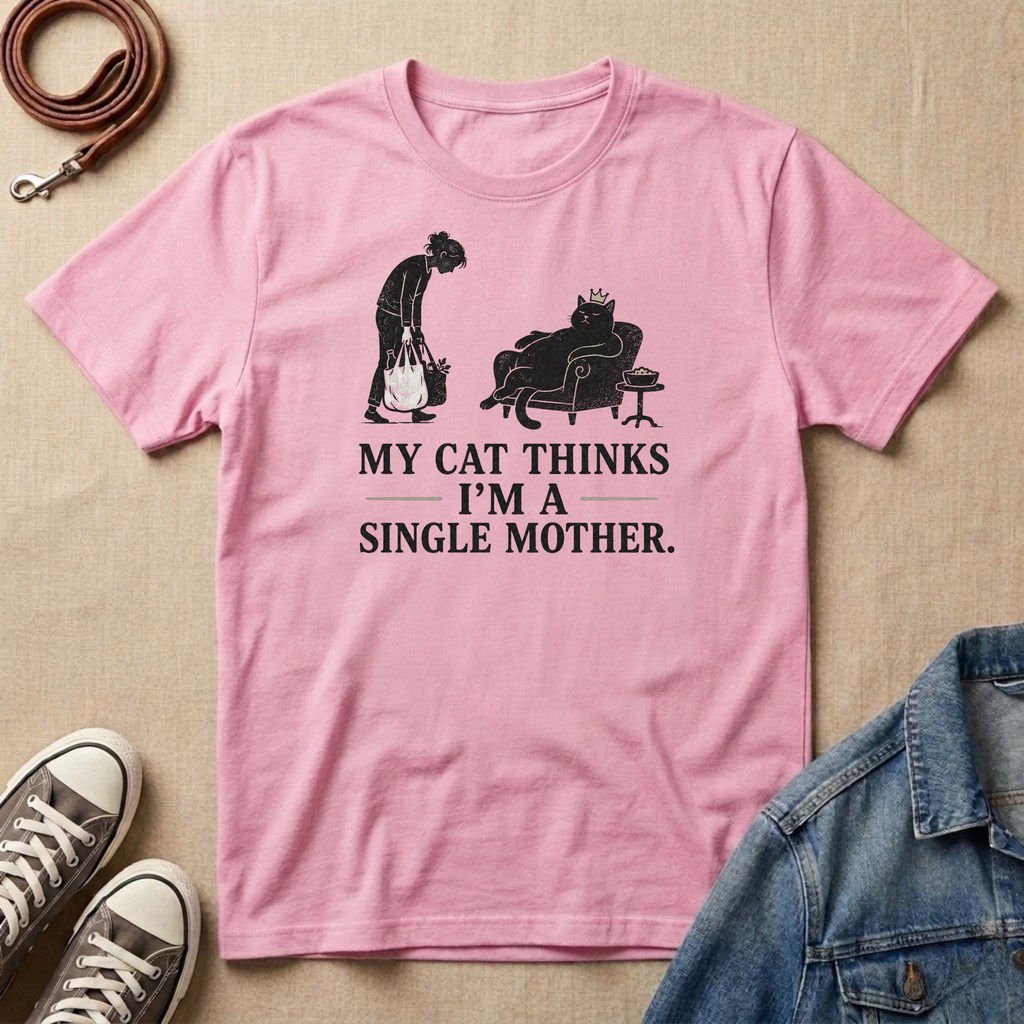 My Cat Thinks I'm a Single Mother T-shirt