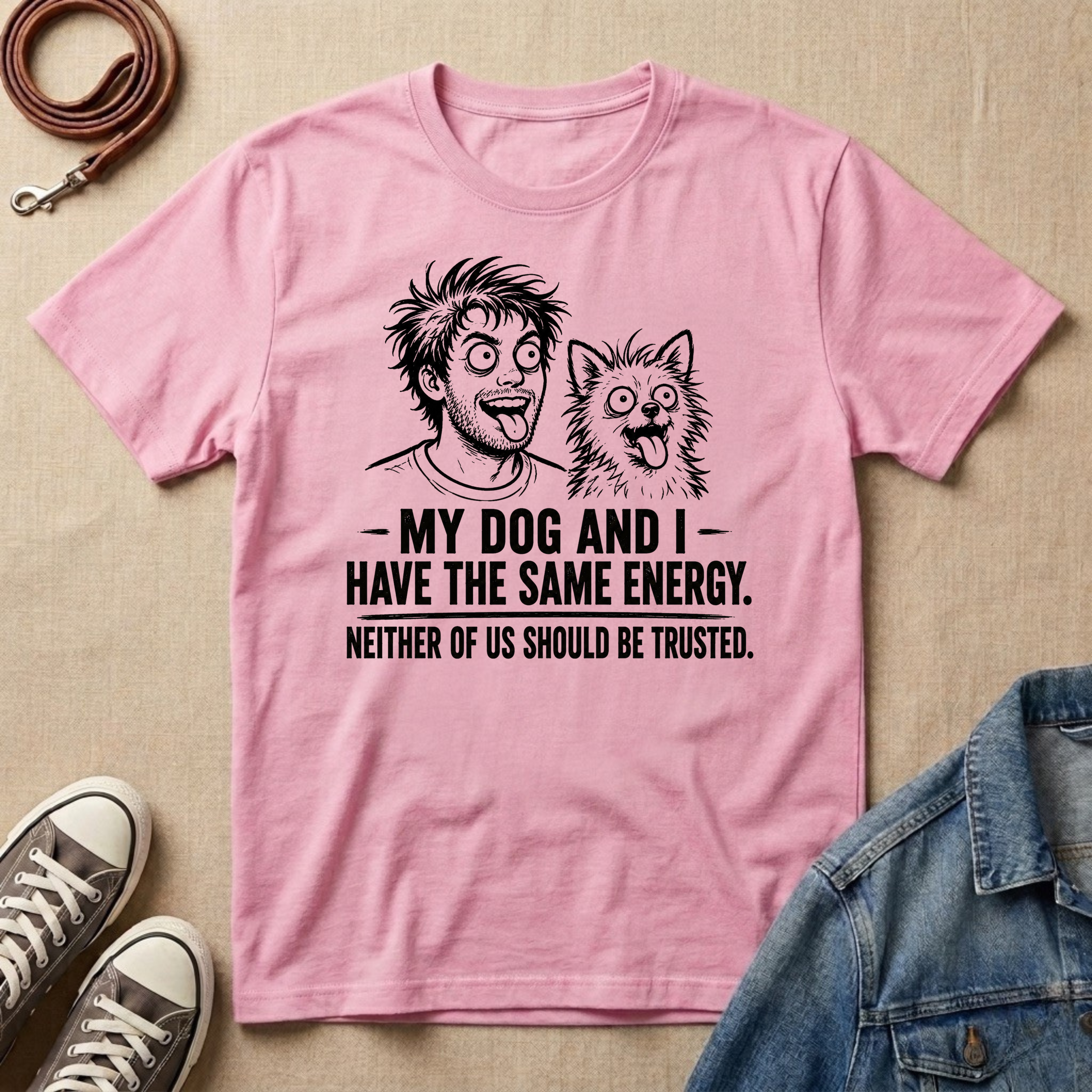 My Dog and I Have the Same Energy T-shirt