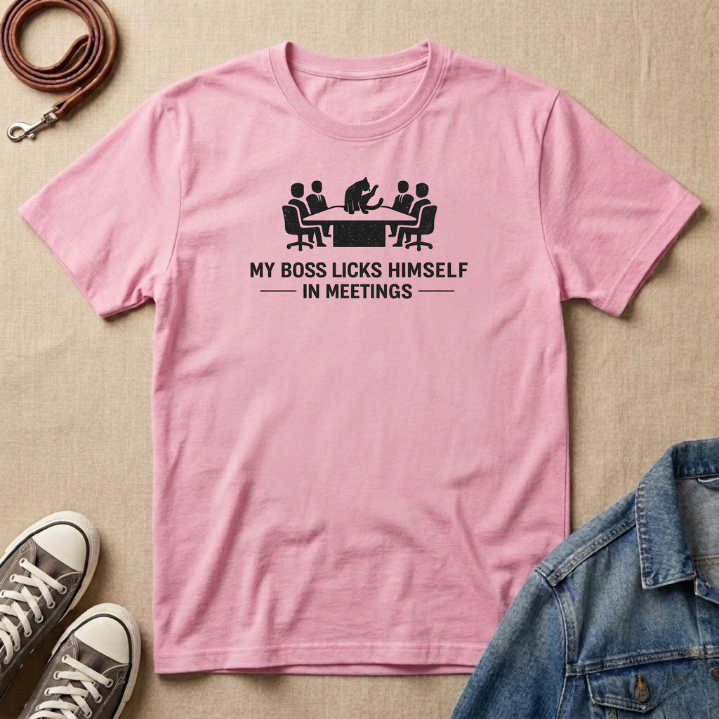 My Boss Licks Himself in Meetings T-shirt