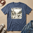 Best Dog Dad Walk T-shirt