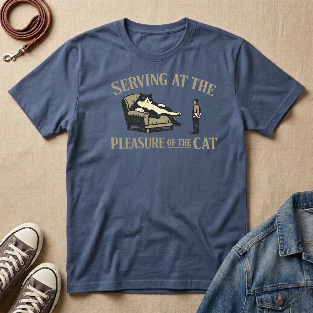 Serving at the Pleasure of the Cat T-shirt