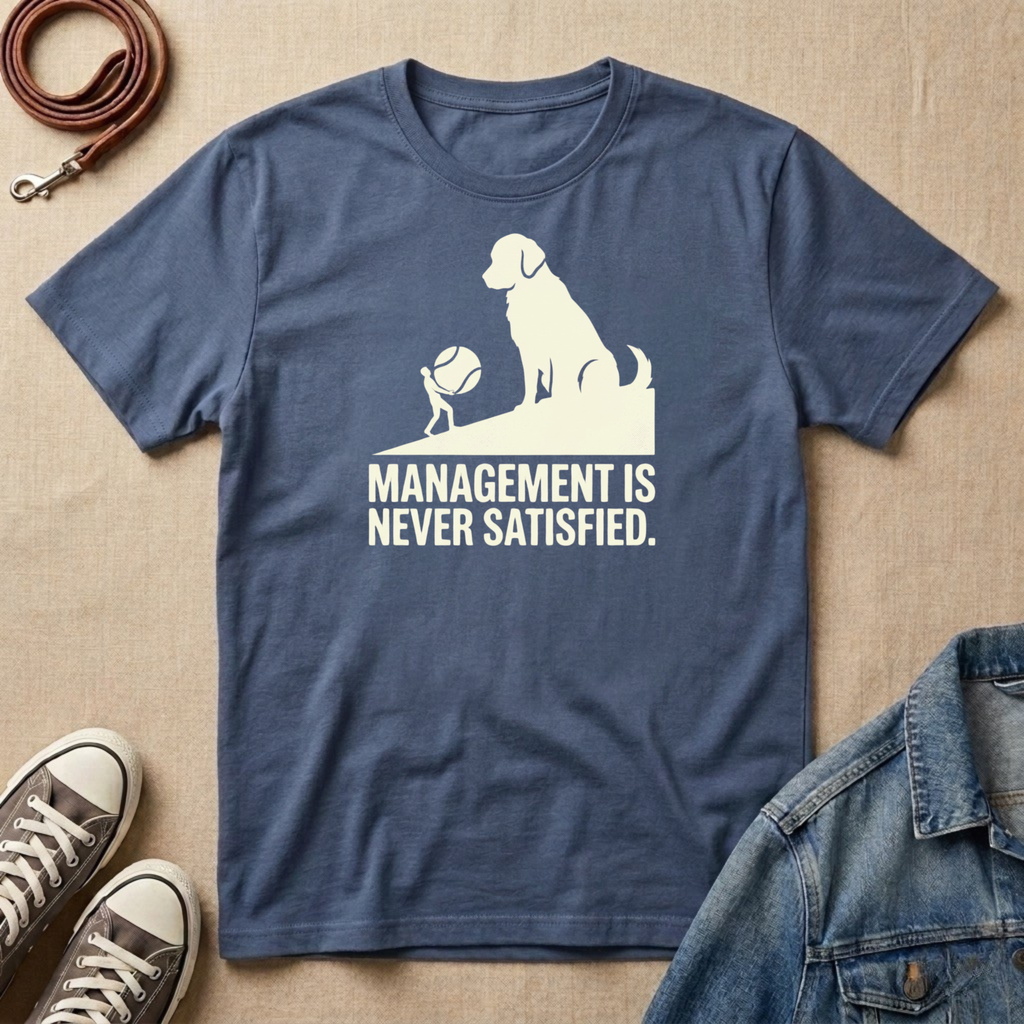 Management is Never Satisfied T-shirt