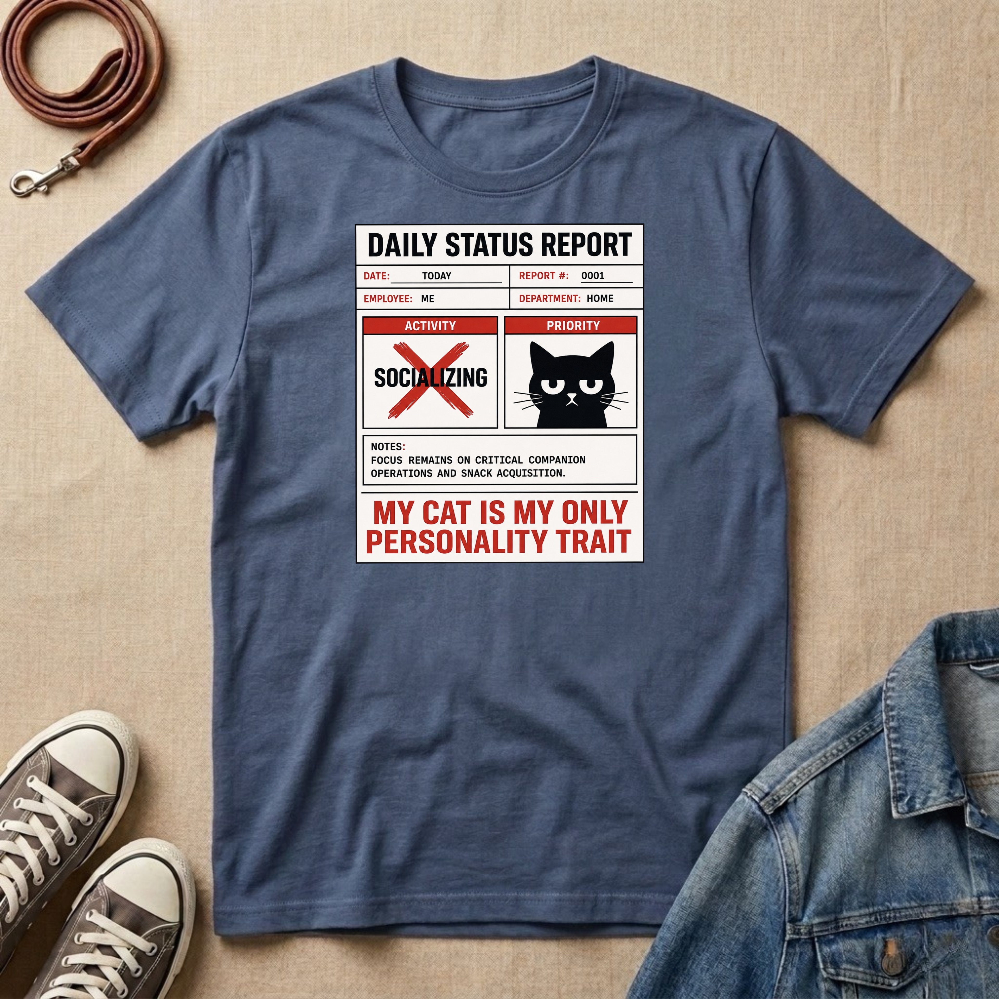 My Cat is My Only Personality Trait T-shirt