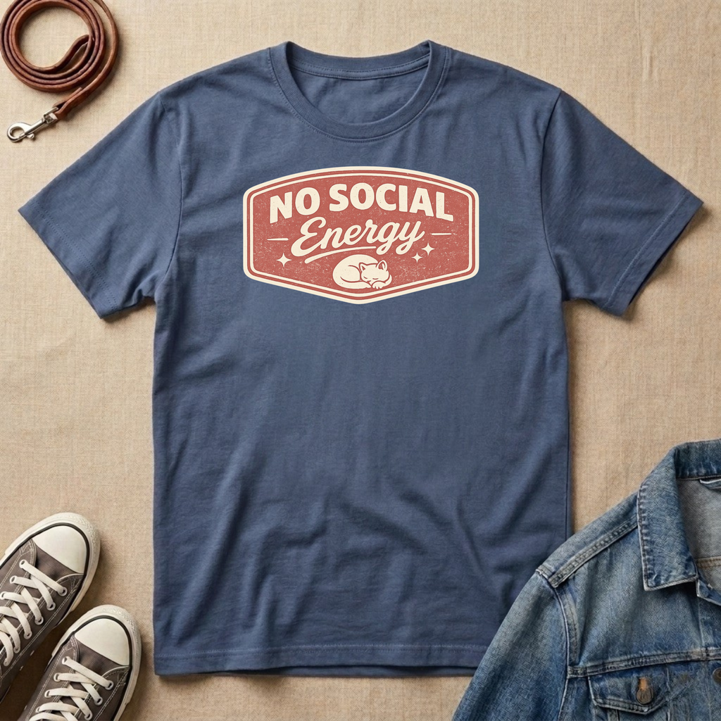 No Social Energy T-shirt