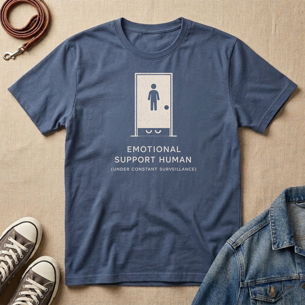 Emotional Support Human Under Constant Surveillance T-shirt