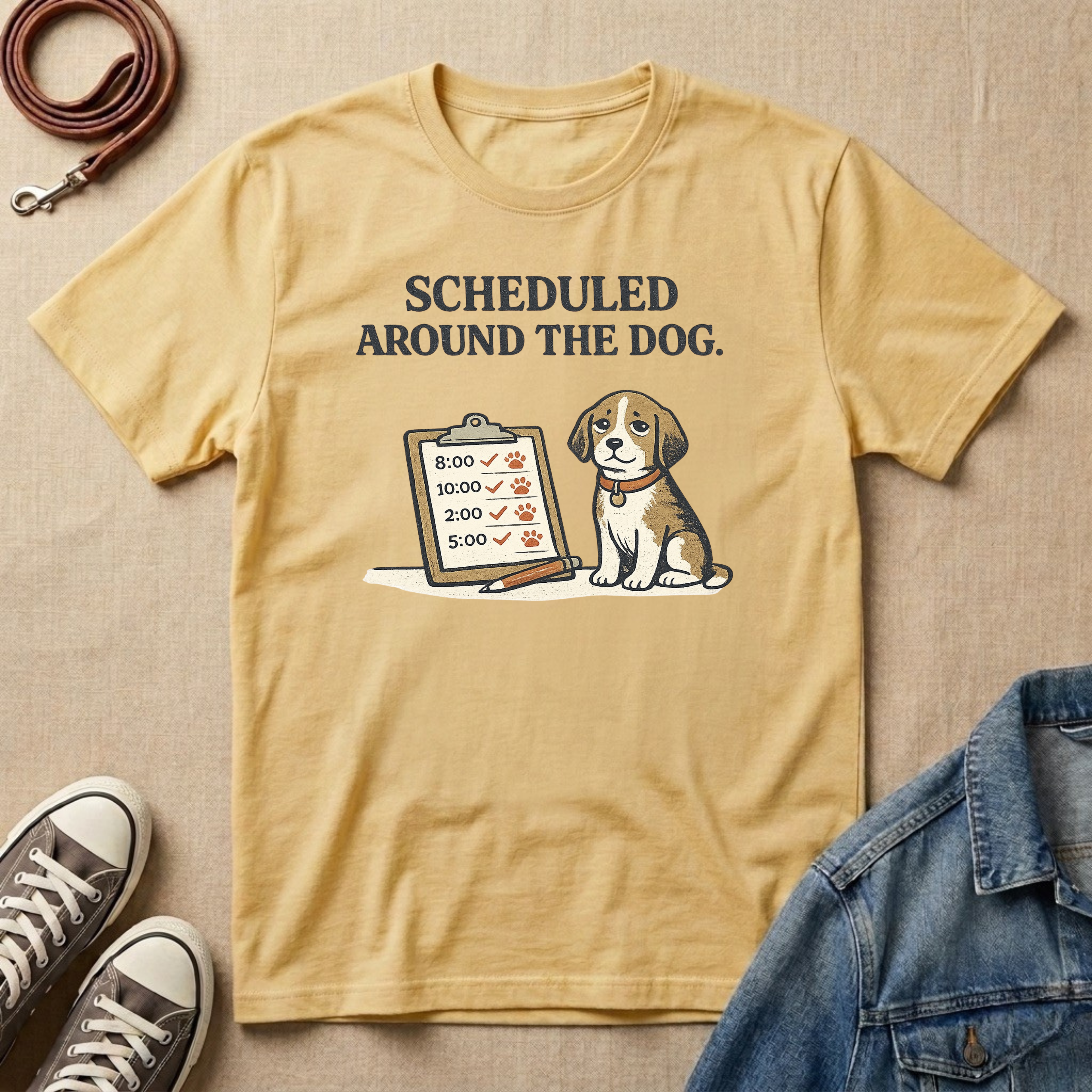 Scheduled Around the Dog T-shirt