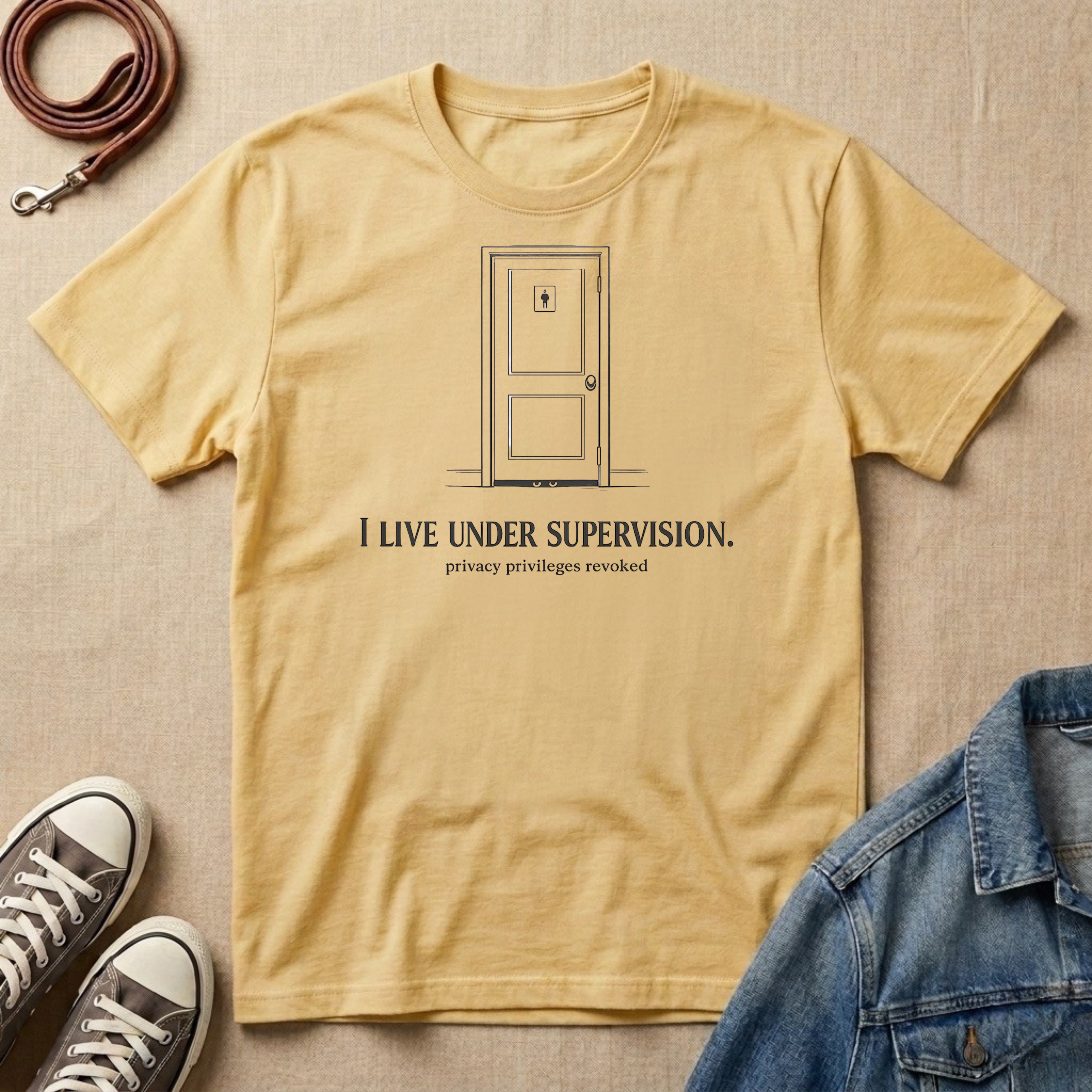 I Live Under Supervision T-shirt