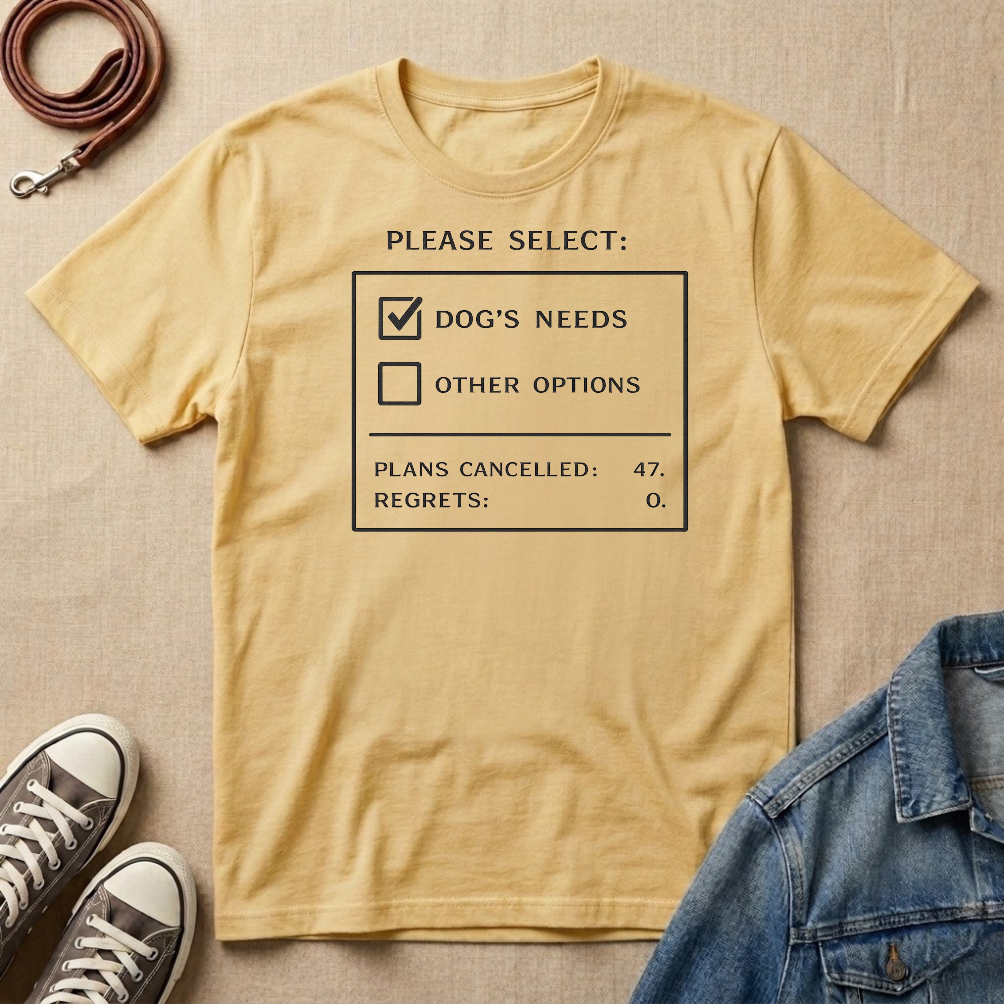 Dog's Needs T-shirt