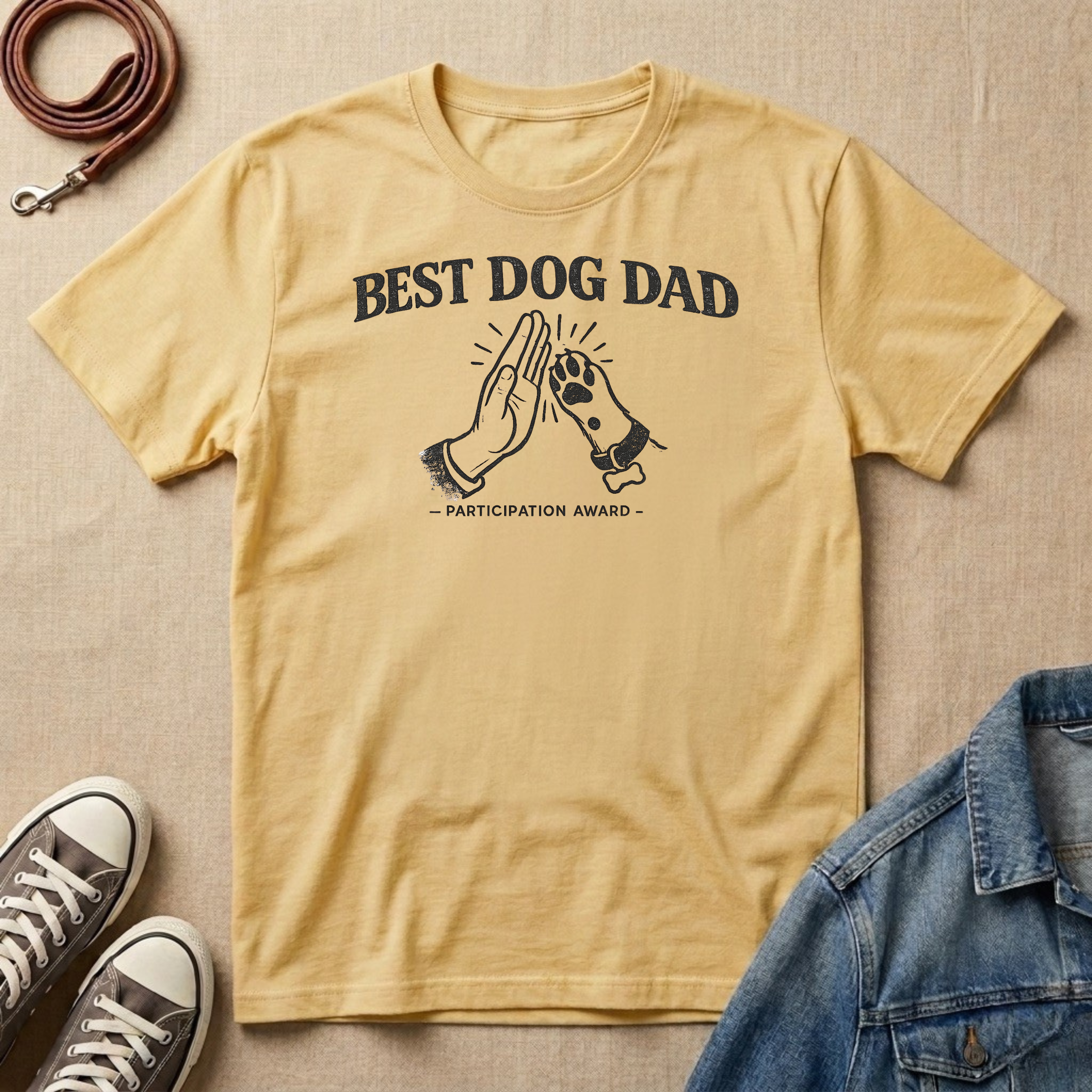 Best Dog Dad, Participation Award T-shirt