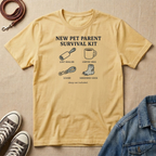 New Pet Parent Survival Kit T-shirt