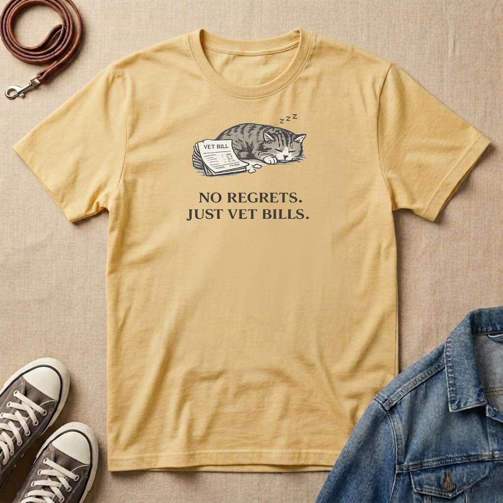 No Regrets. Just Vet Bills T-shirt