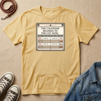 The Calendar Belongs to the Cat Now T-shirt