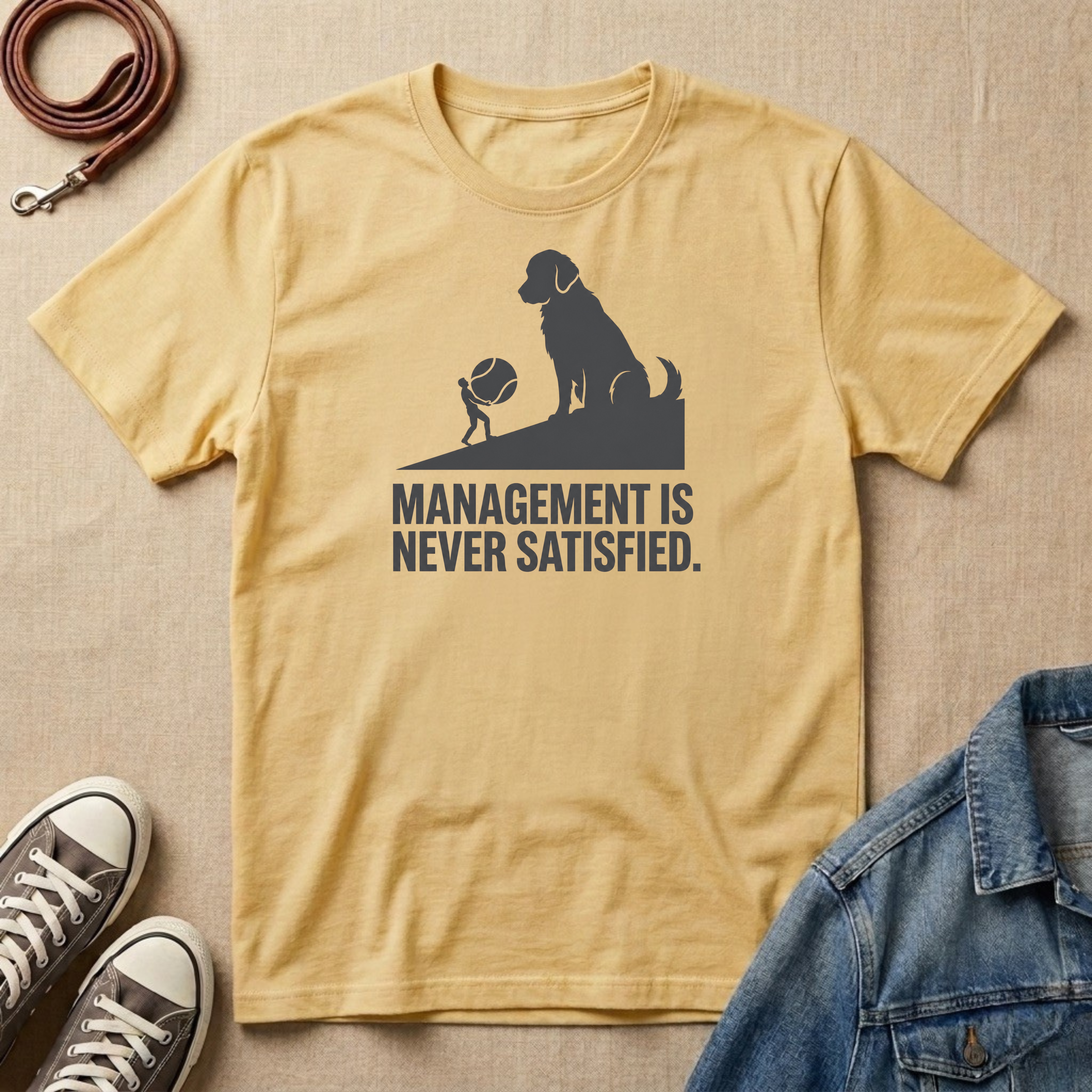 Management is Never Satisfied T-shirt