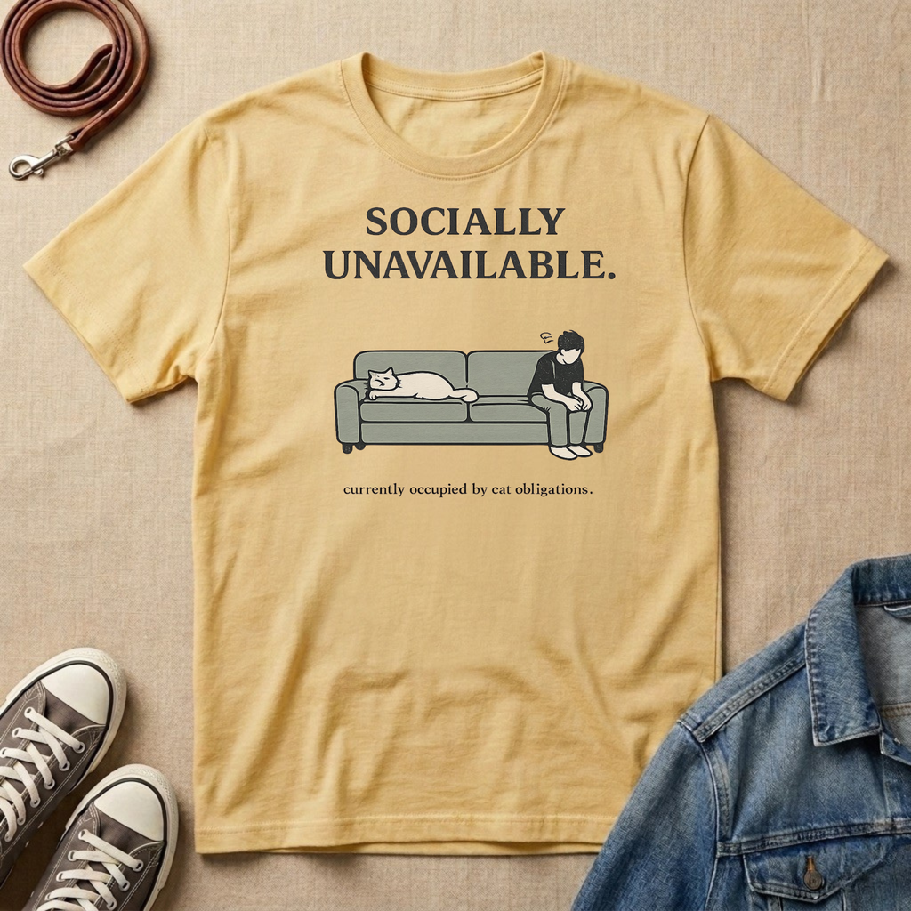 Socially Unavailable T-shirt