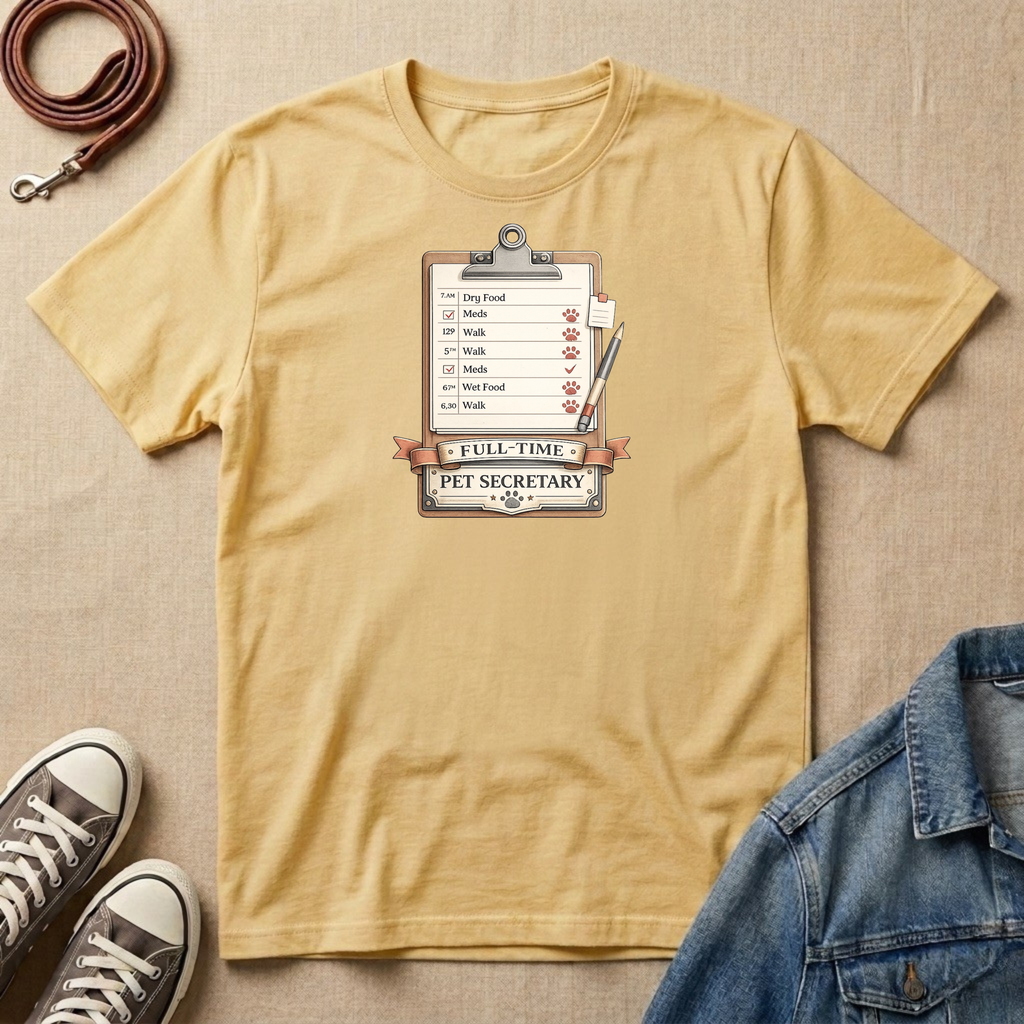Full Time Pet Secretary T-shirt