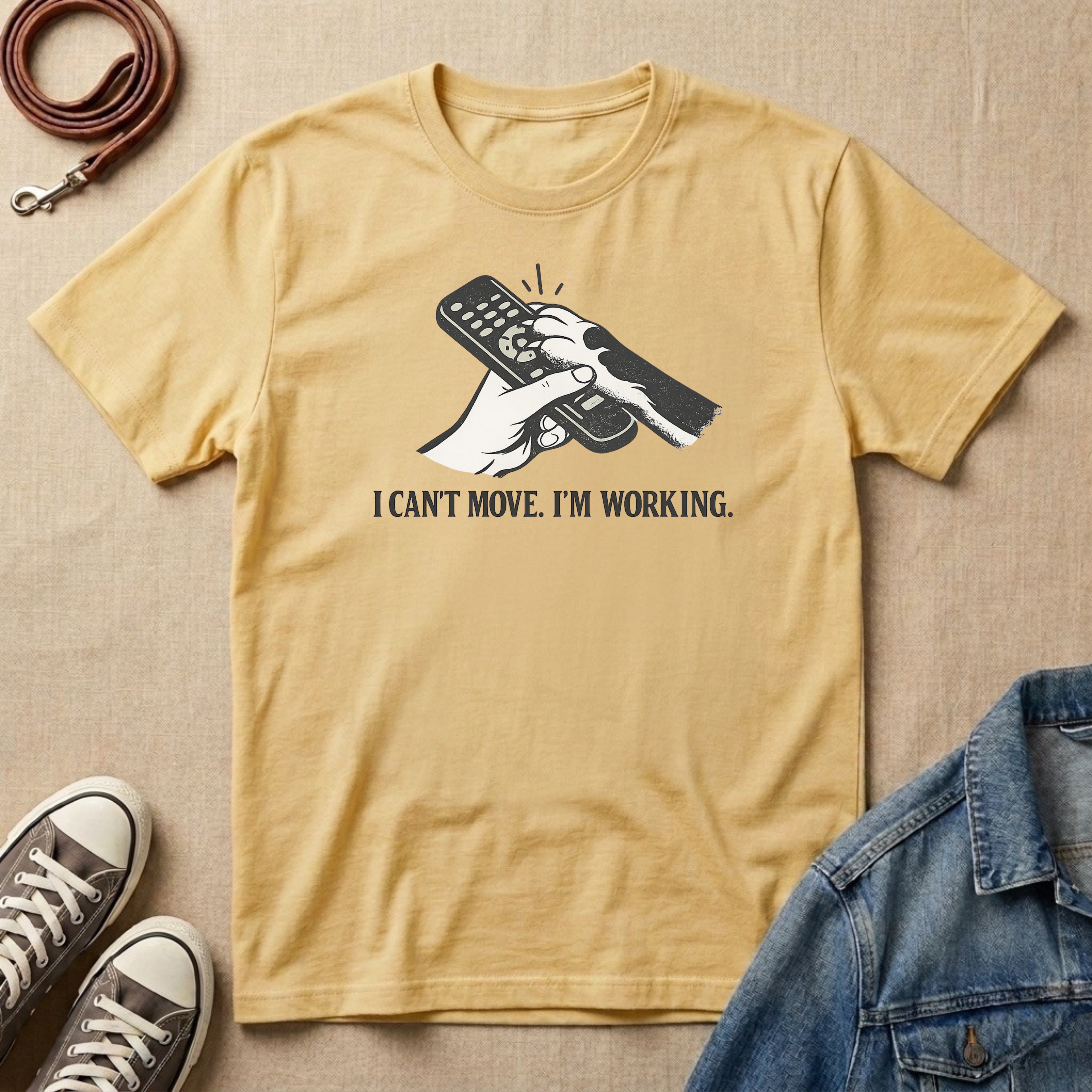 I Can't Move. I'm Working T-shirt