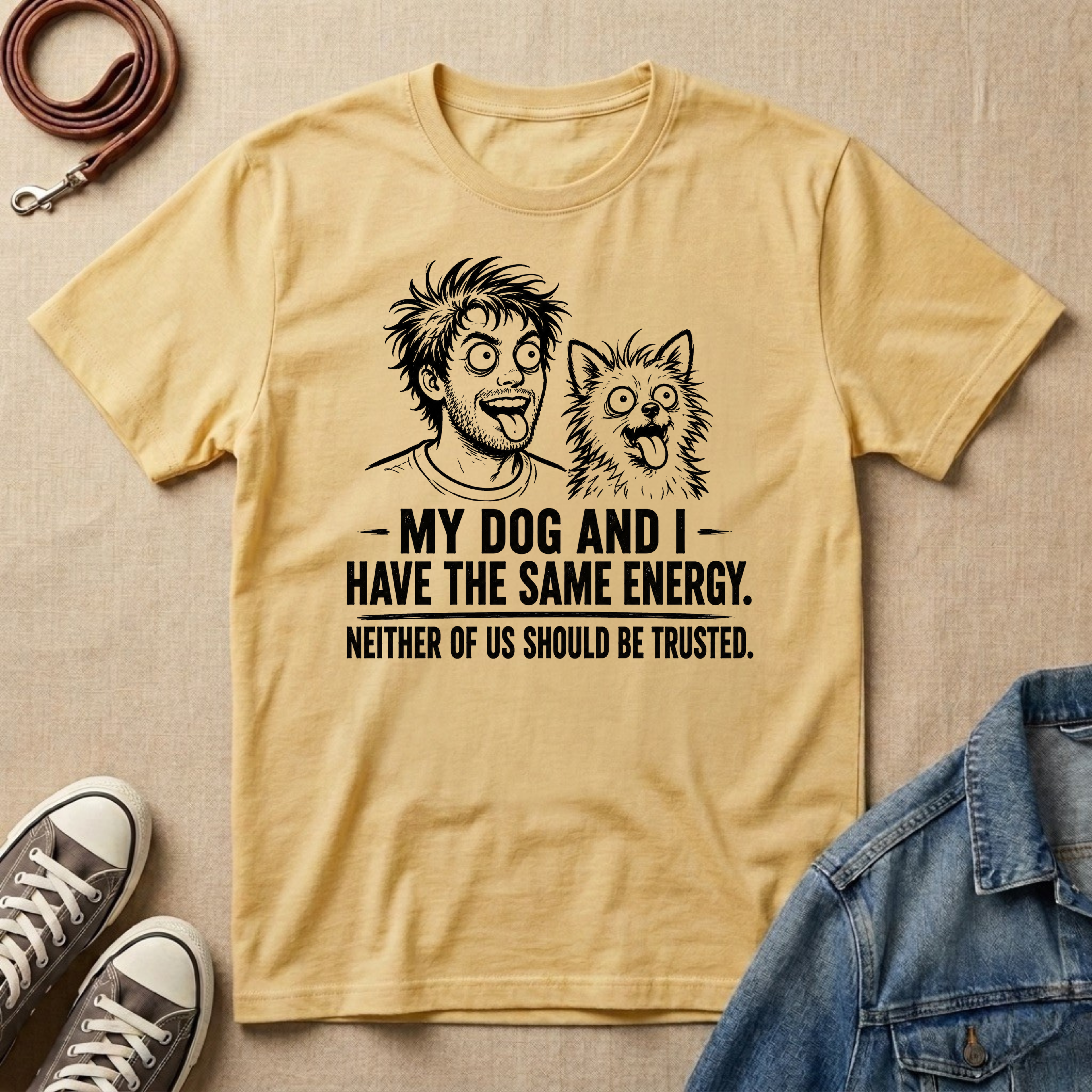 My Dog and I Have the Same Energy T-shirt