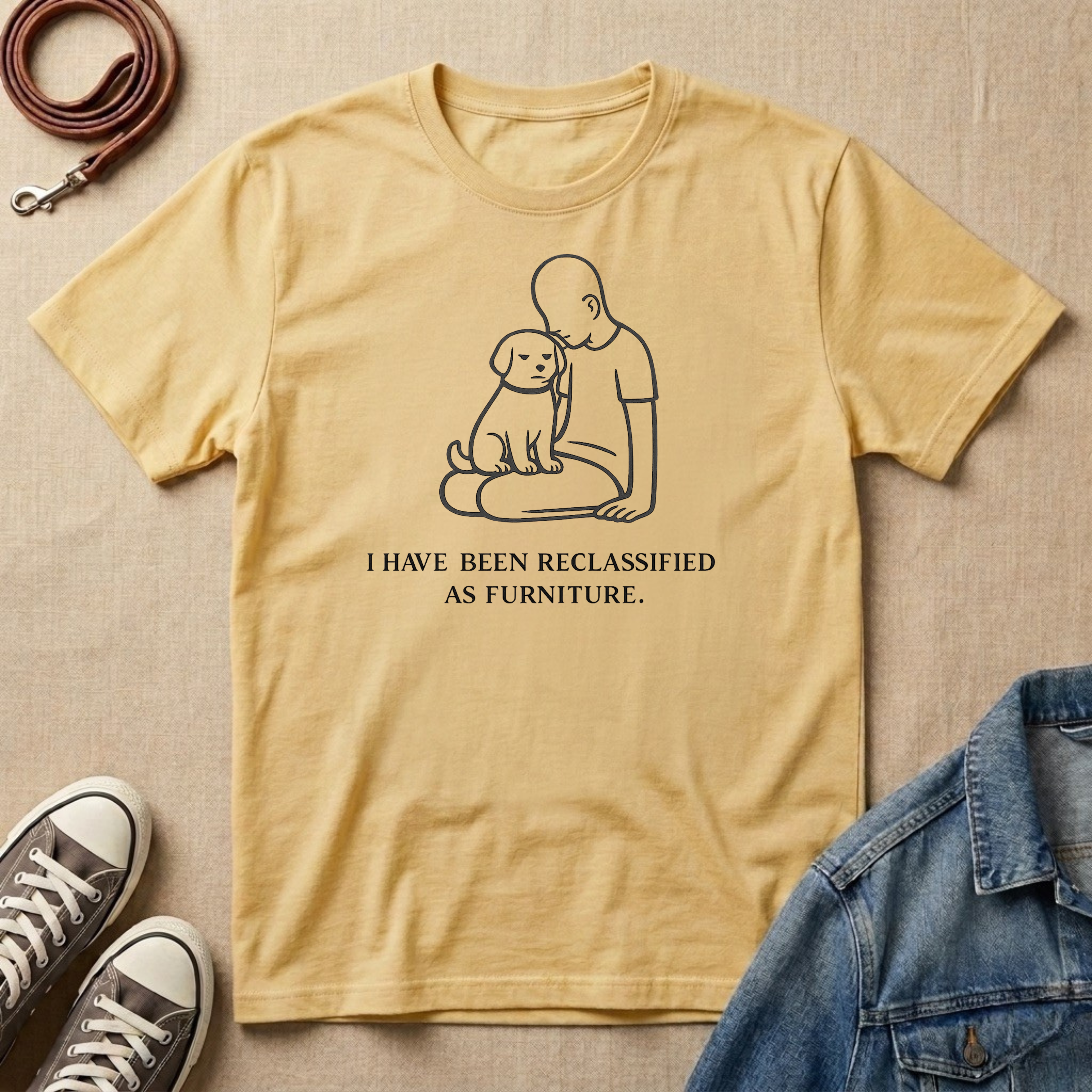 I Have Been Reclassified as Furniture T-shirt