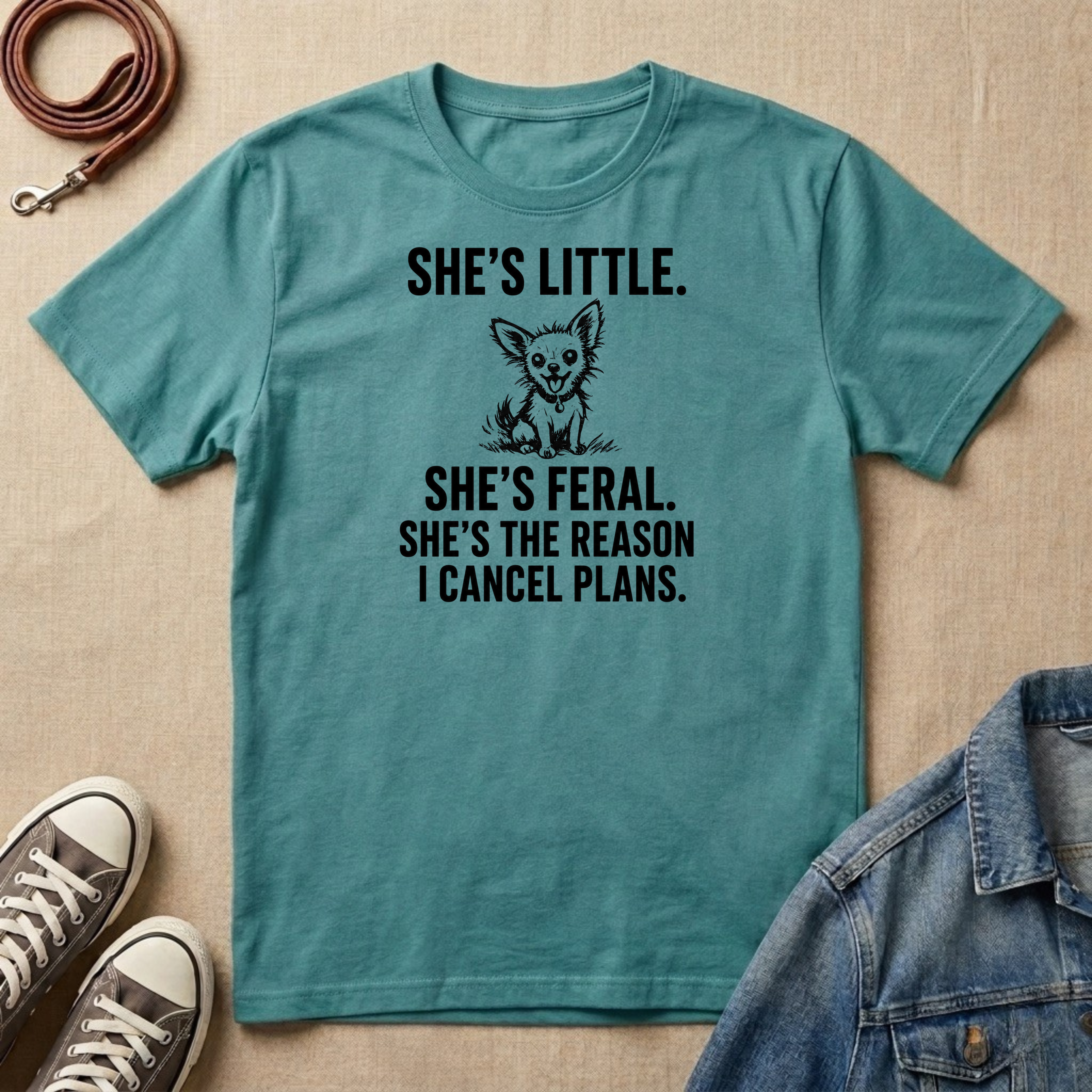 She's Little, She's Feral T-shirt