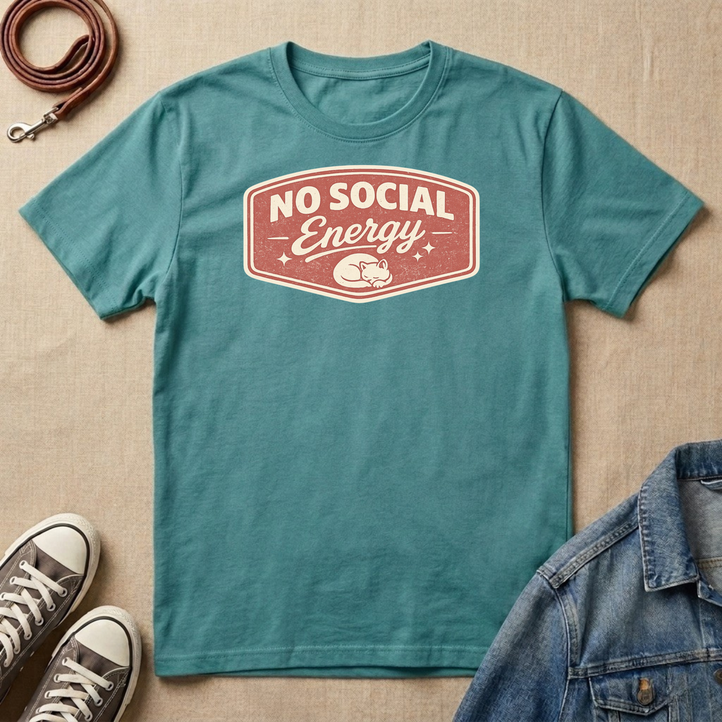 No Social Energy T-shirt