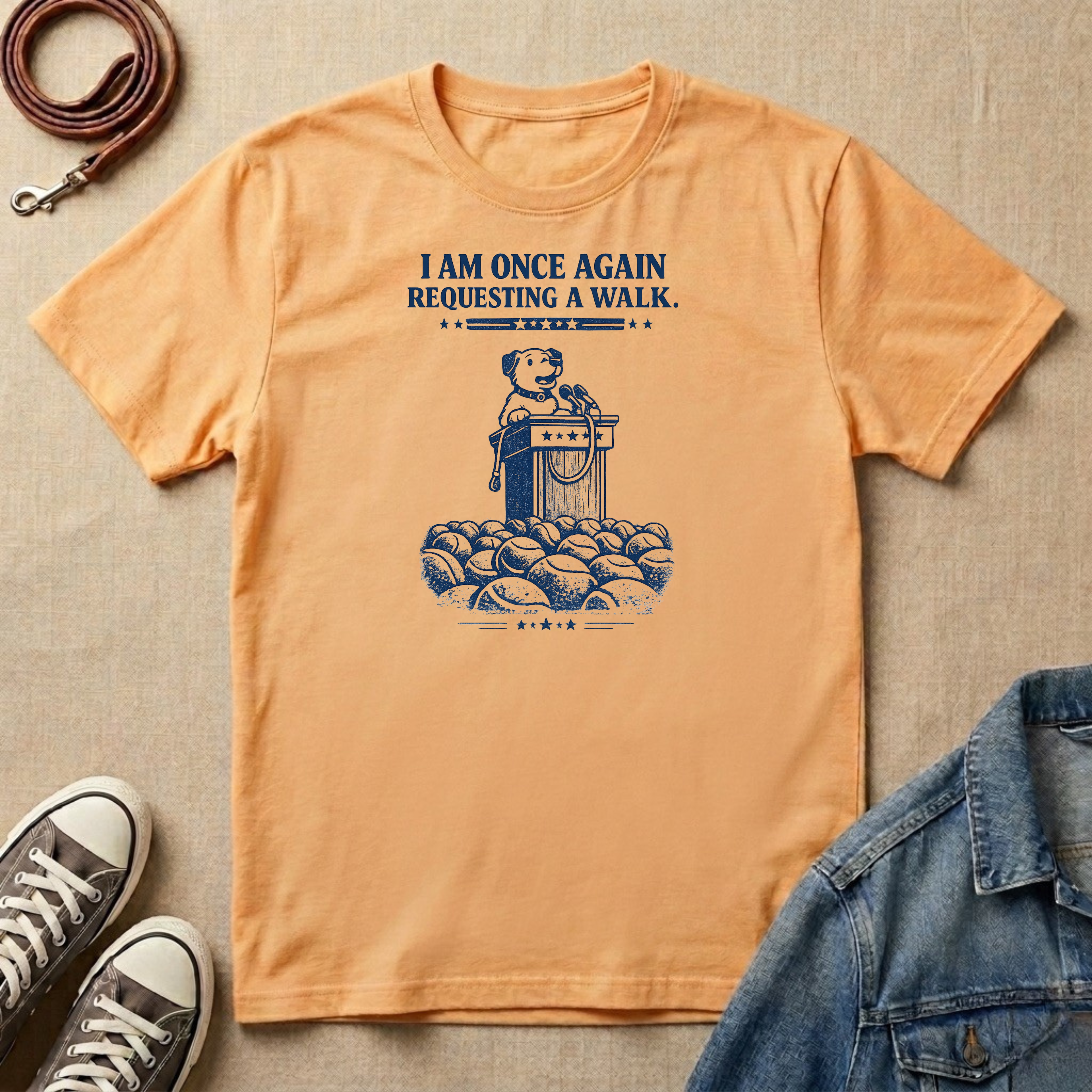 Requesting a Walk T-shirt