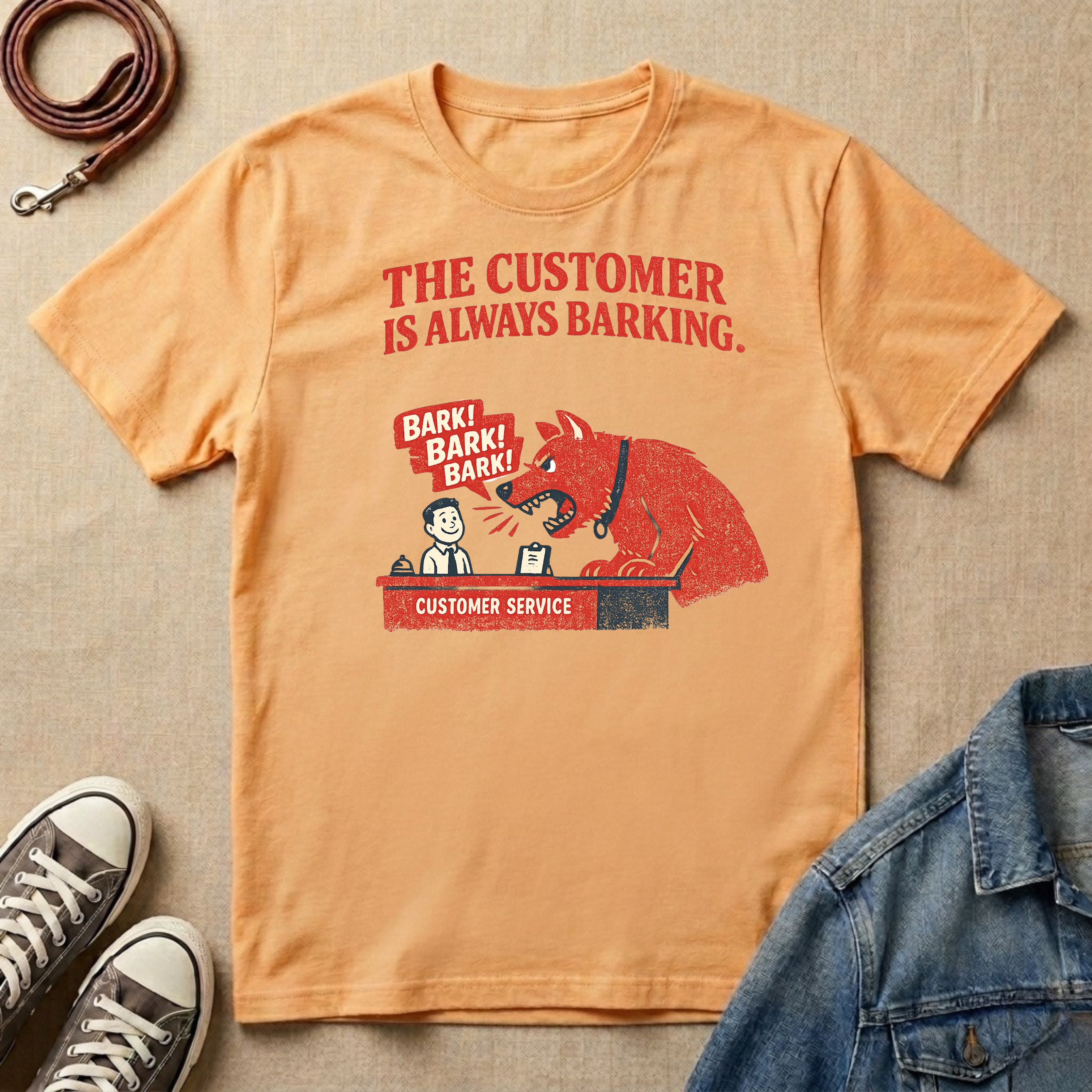 The Customer is Always Barking T-shirt