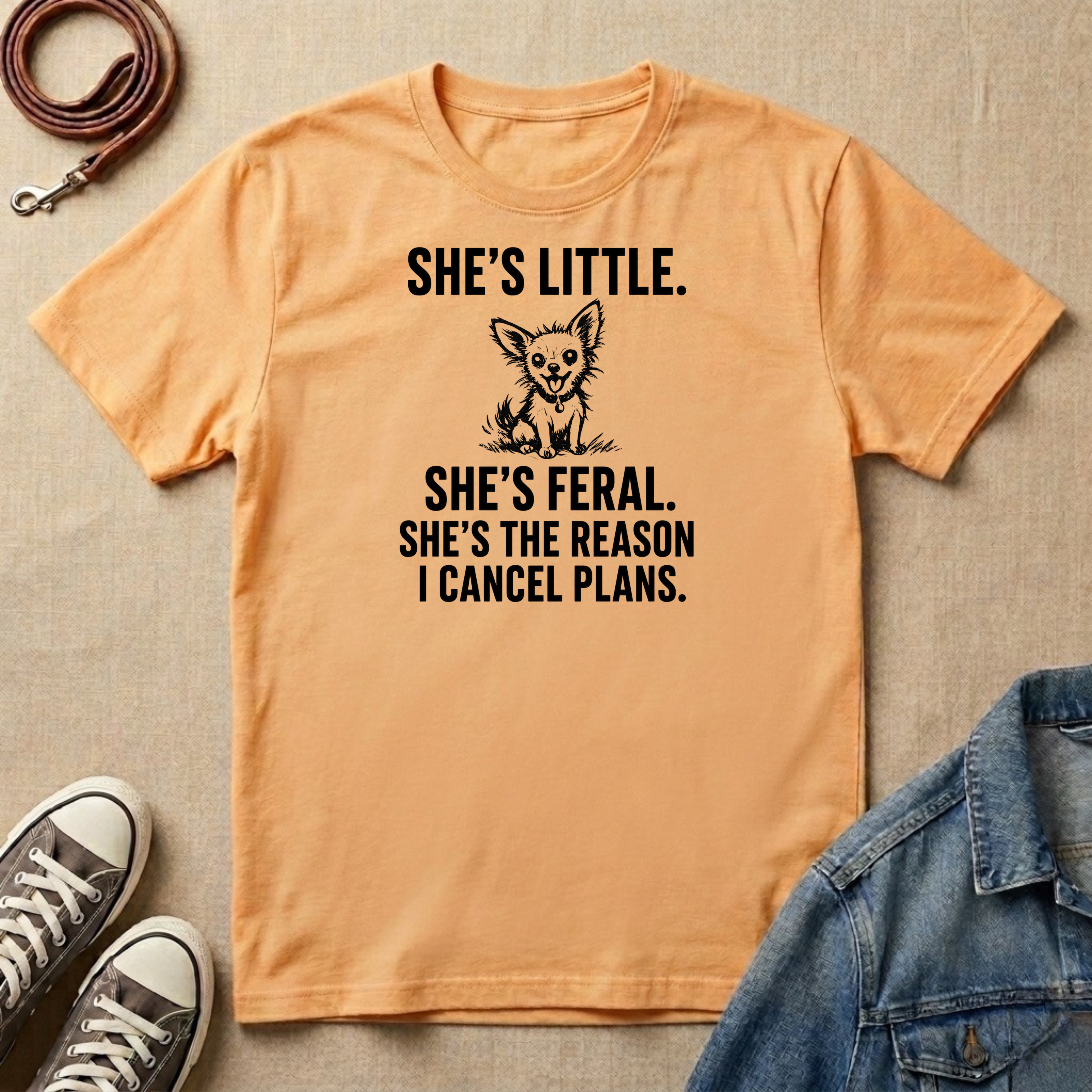 She's Little, She's Feral T-shirt