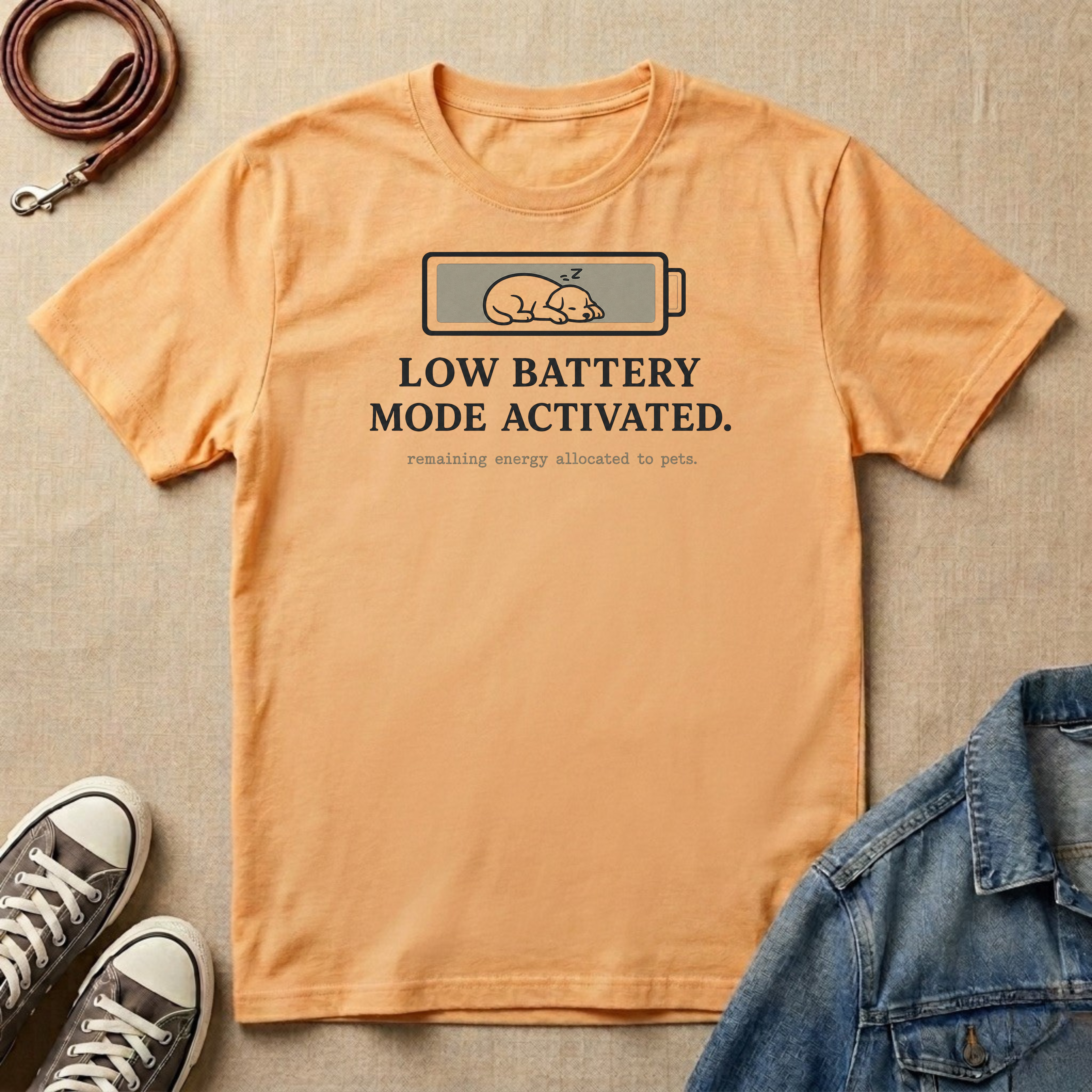 Low Battery Mode Activated T-shirt