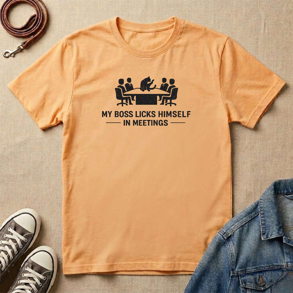 My Boss Licks Himself in Meetings T-shirt