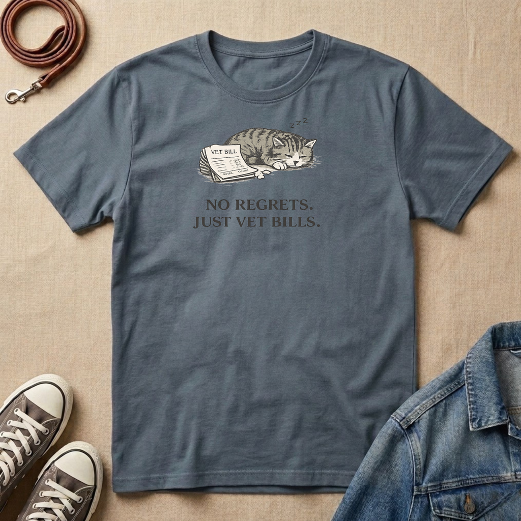No Regrets. Just Vet Bills T-shirt