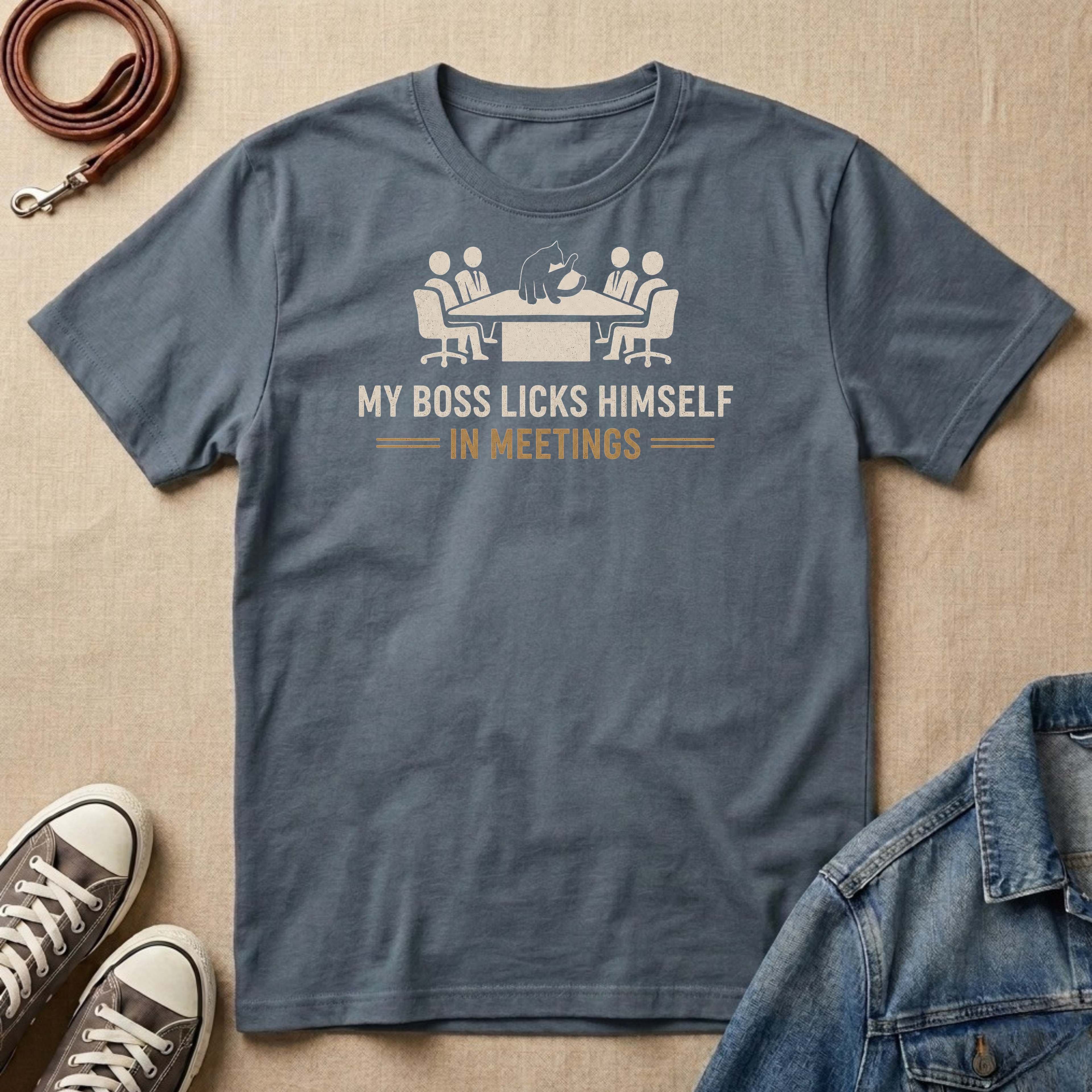 My Boss Licks Himself in Meetings T-shirt