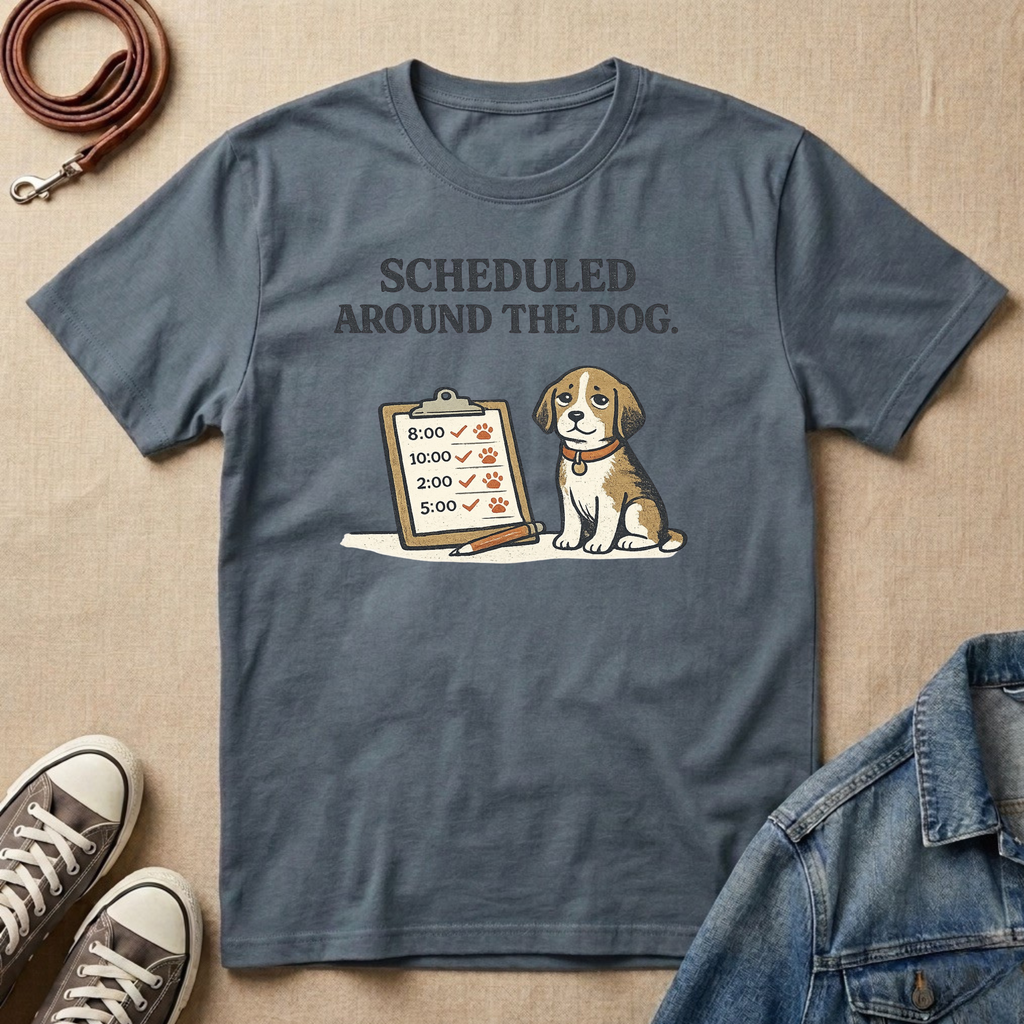 Scheduled Around the Dog T-shirt