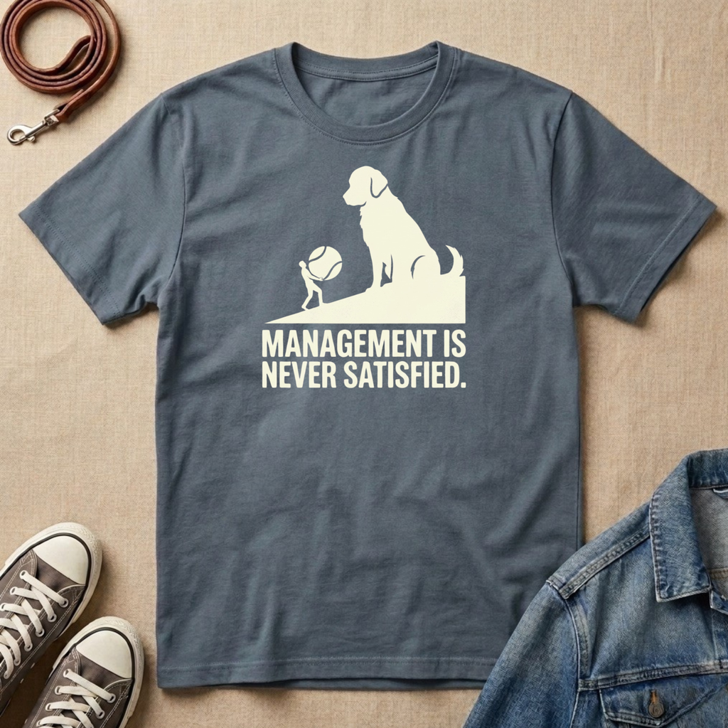 Management is Never Satisfied T-shirt
