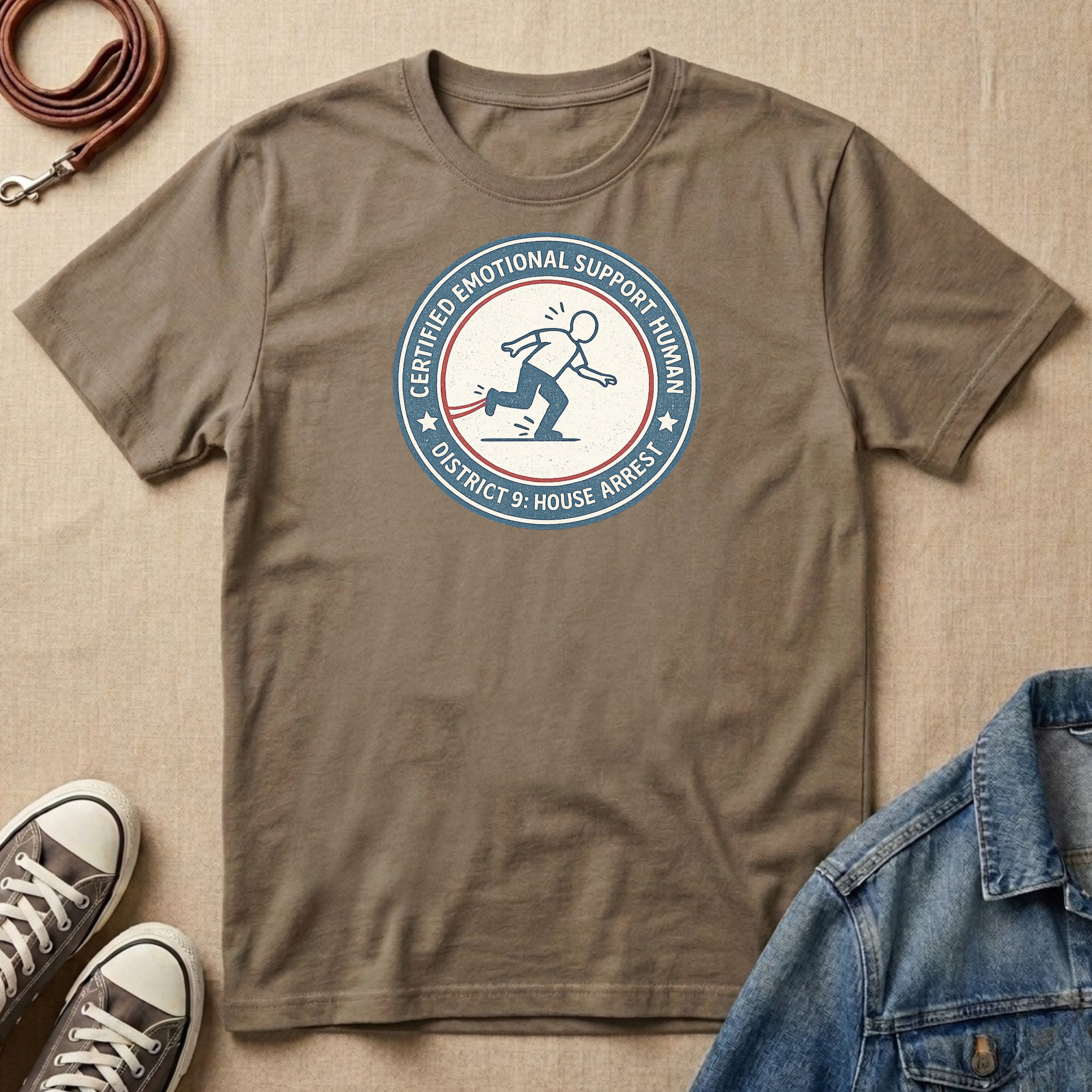 Certified Emotional Support Human T-shirt