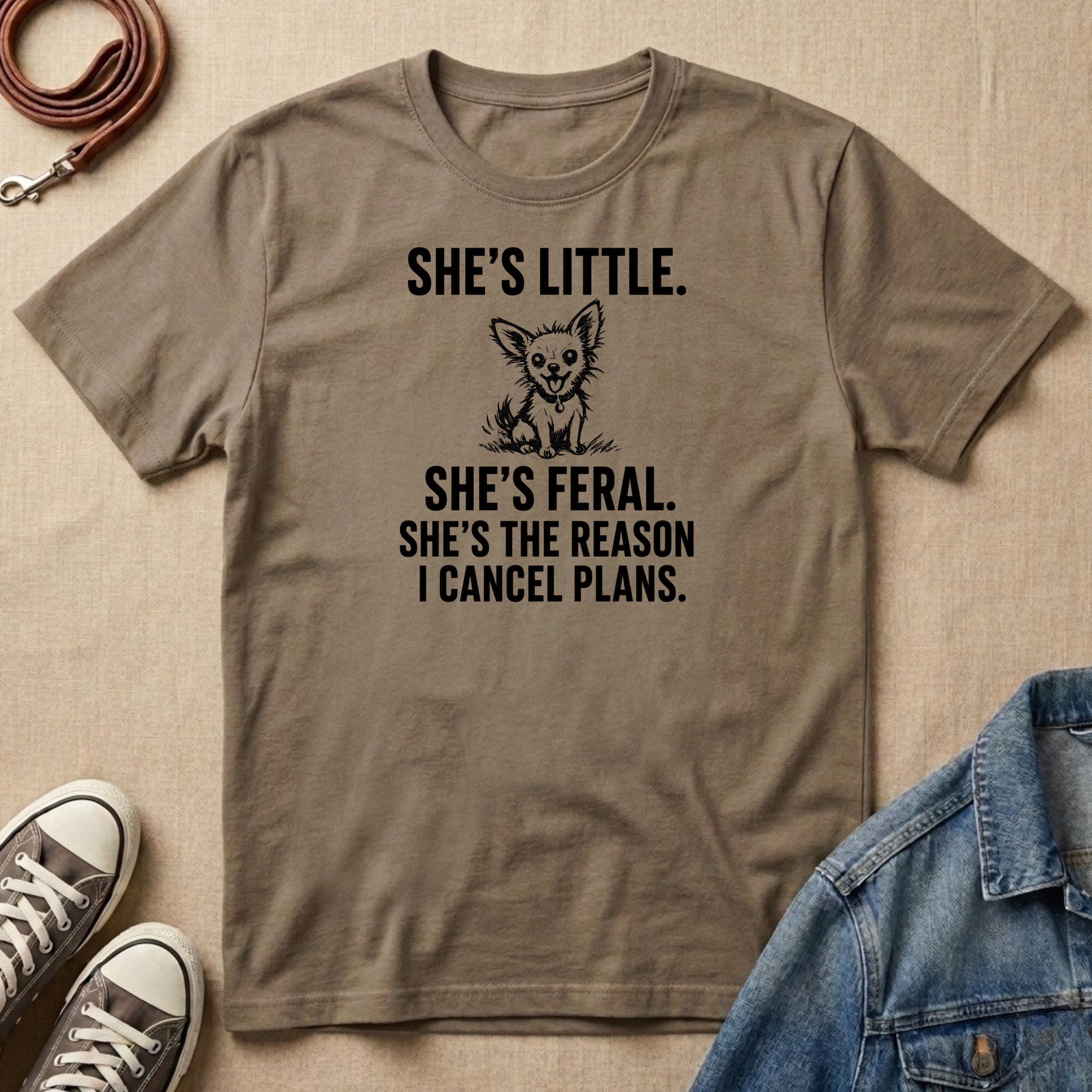 She's Little, She's Feral T-shirt