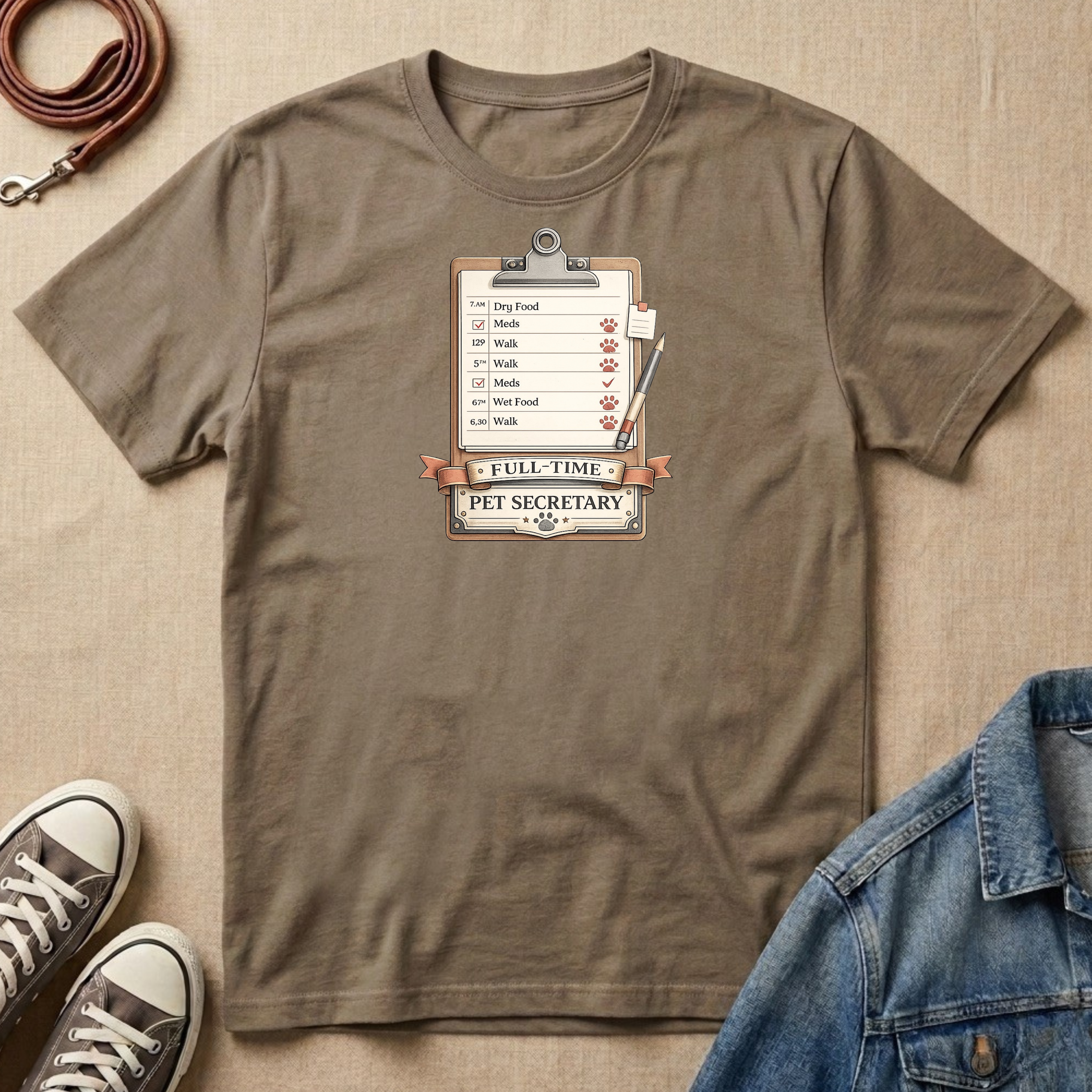 Full Time Pet Secretary T-shirt