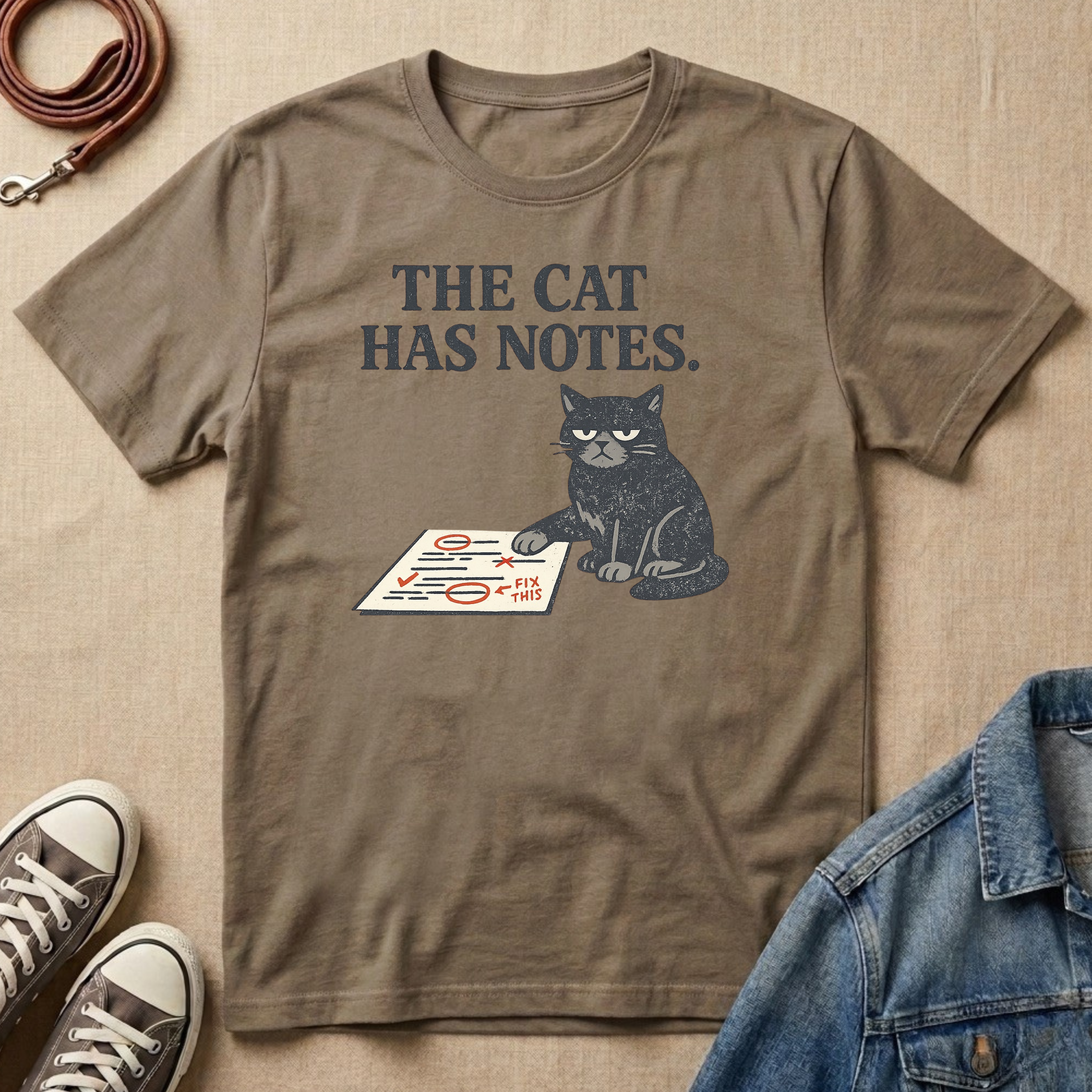 The Cat Has Notes T-shirt