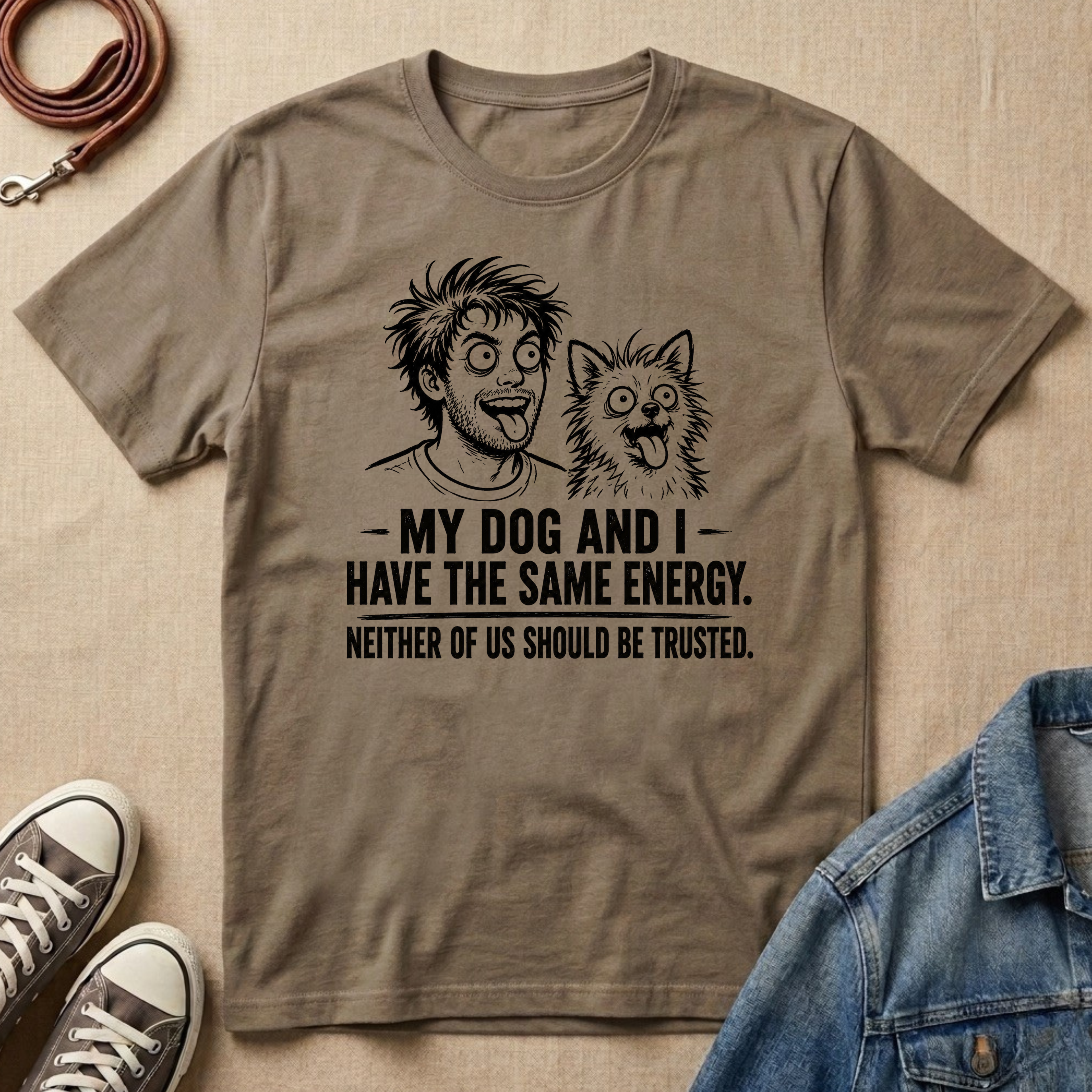 My Dog and I Have the Same Energy T-shirt