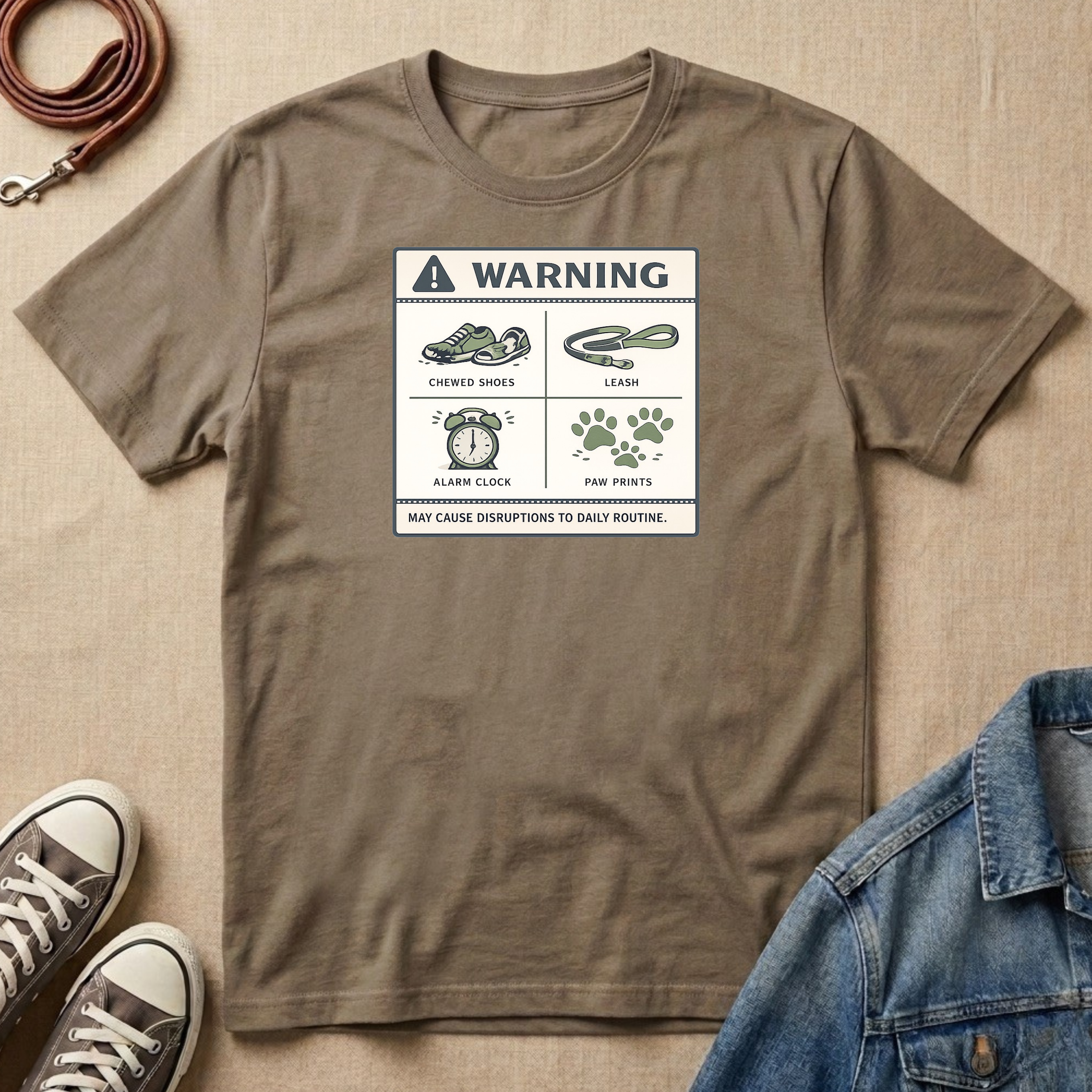 Warning: May Cause Disruptions to Daily Routine T-shirt
