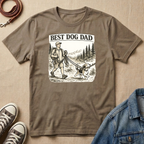 Best Dog Dad Walk T-shirt